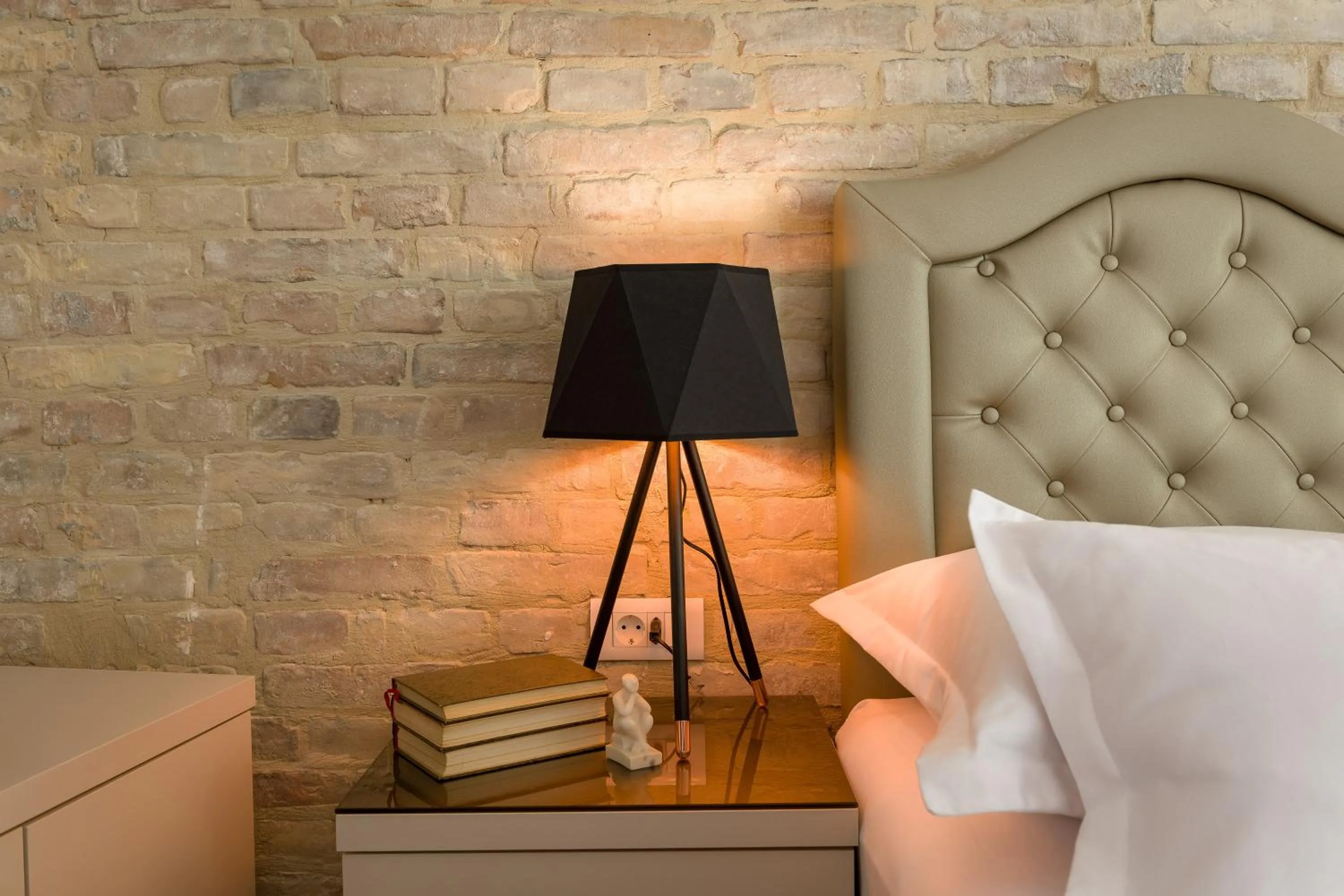 Bed in Agava Lux Rooms&Pool