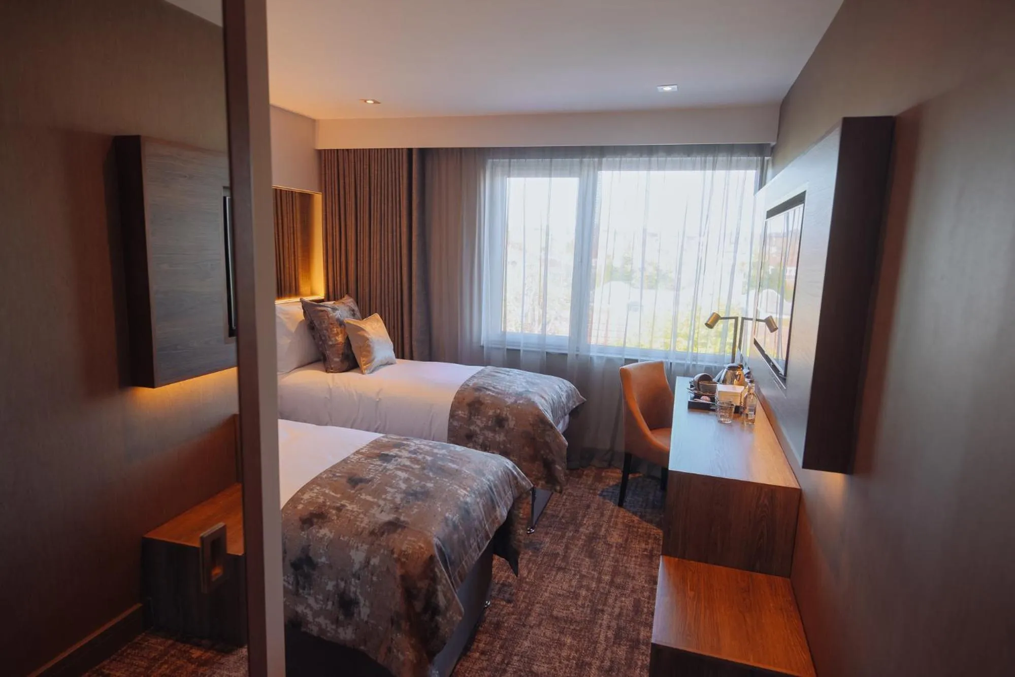 Bedroom, Bed in The Redhurst Hotel Glasgow