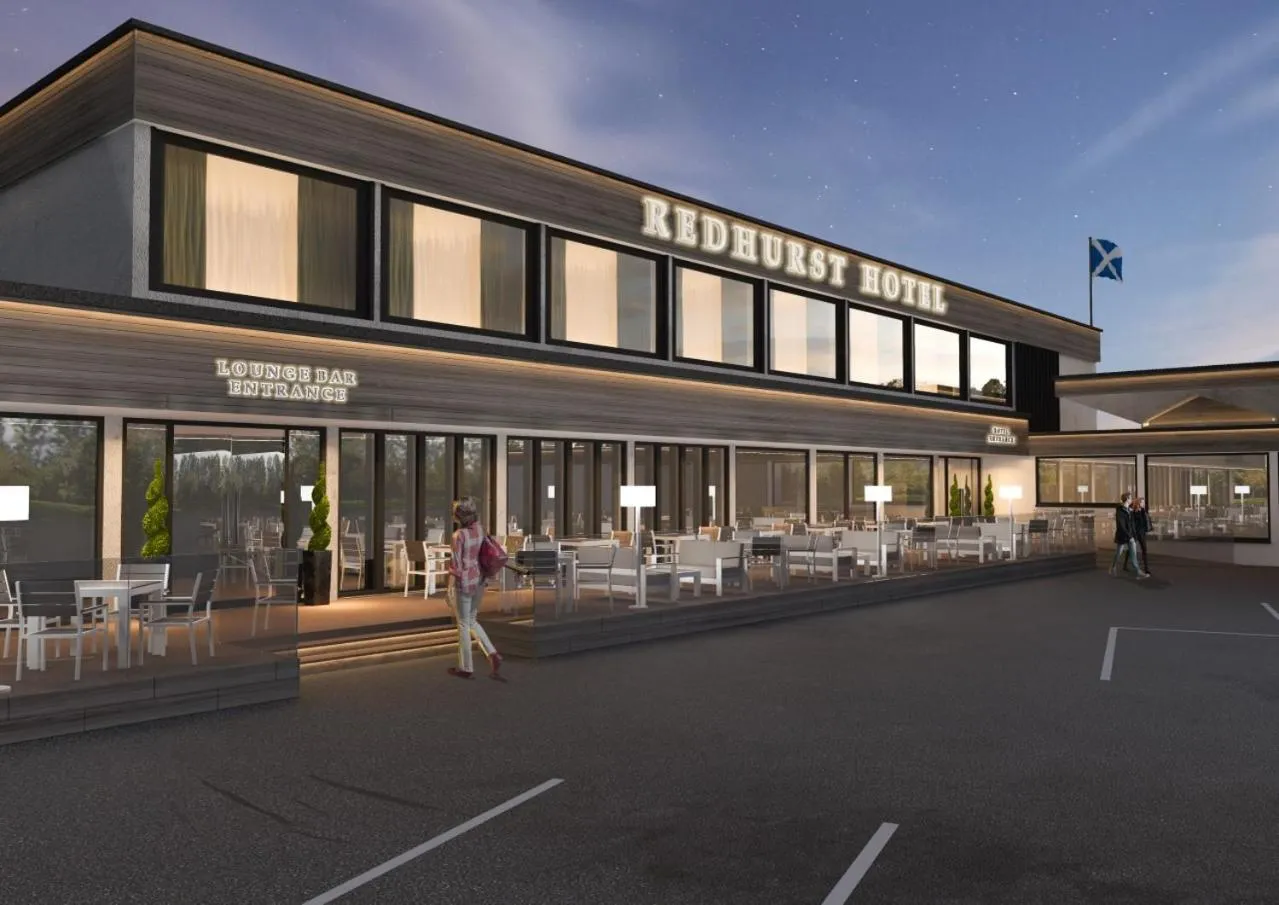 Property building in The Redhurst Hotel Glasgow