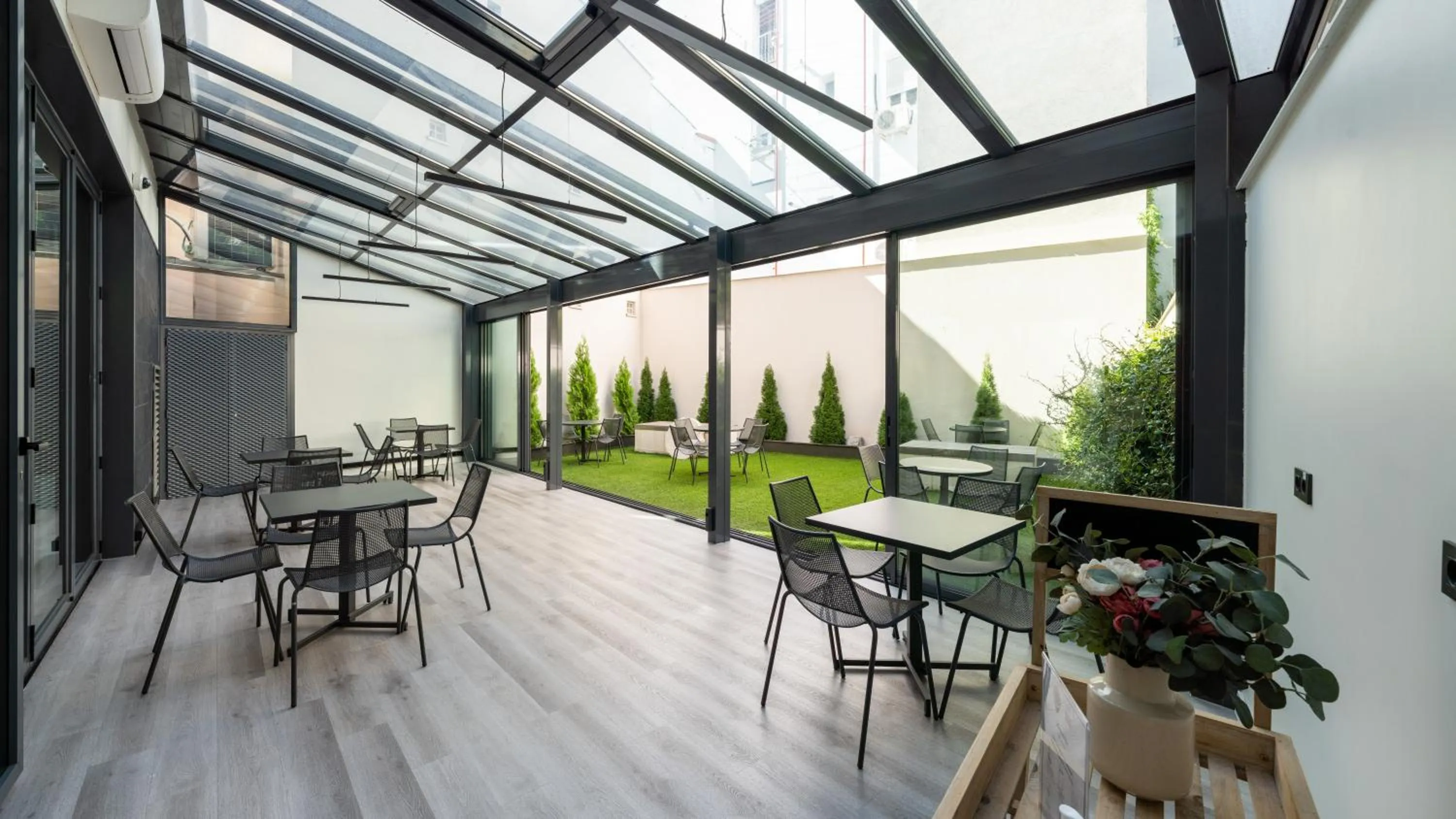 Patio in Ibis Budget Madrid Centro Lavapies