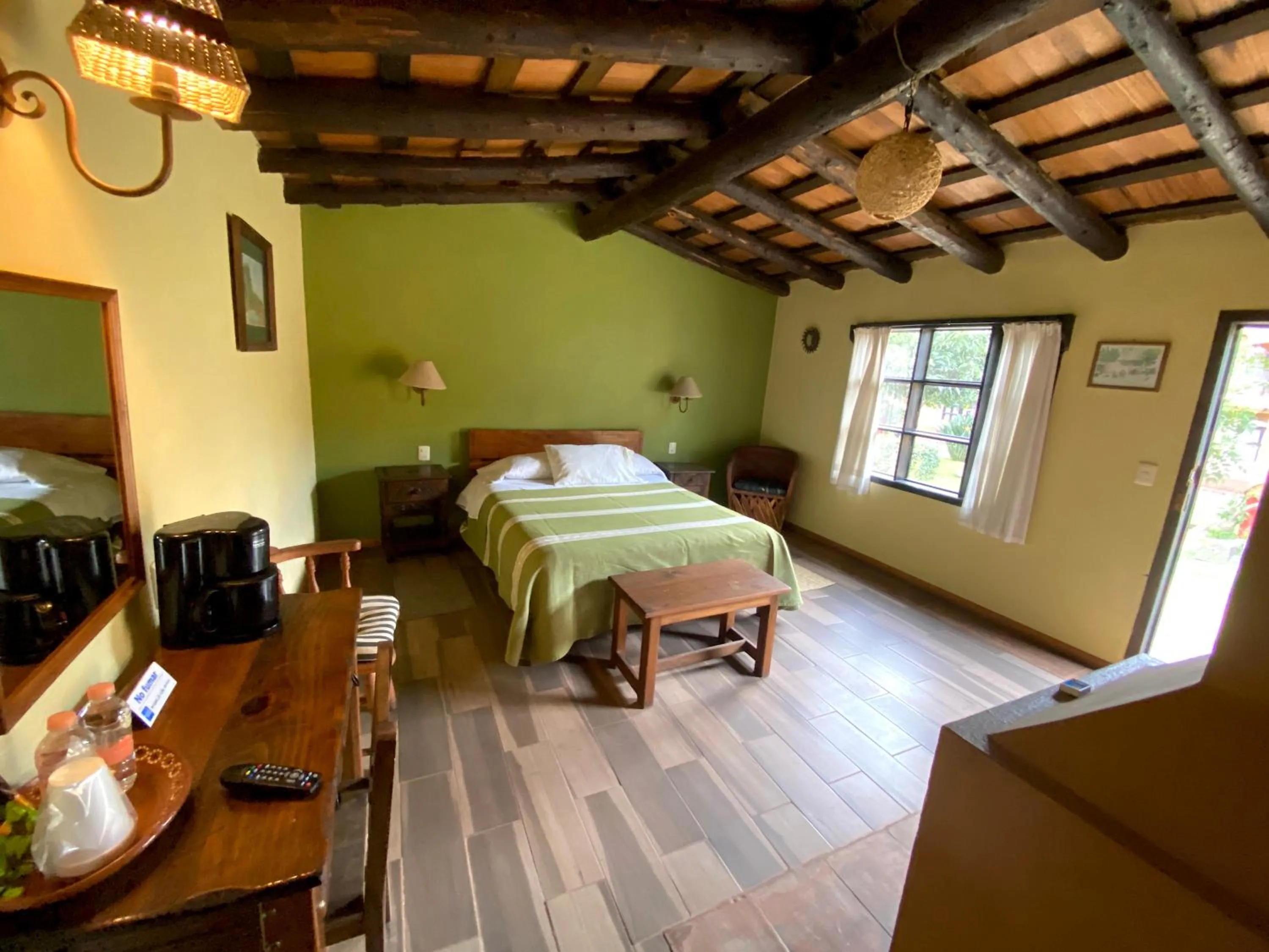 Photo of the whole room, Bed in Villa Patzcuaro Garden Hotel