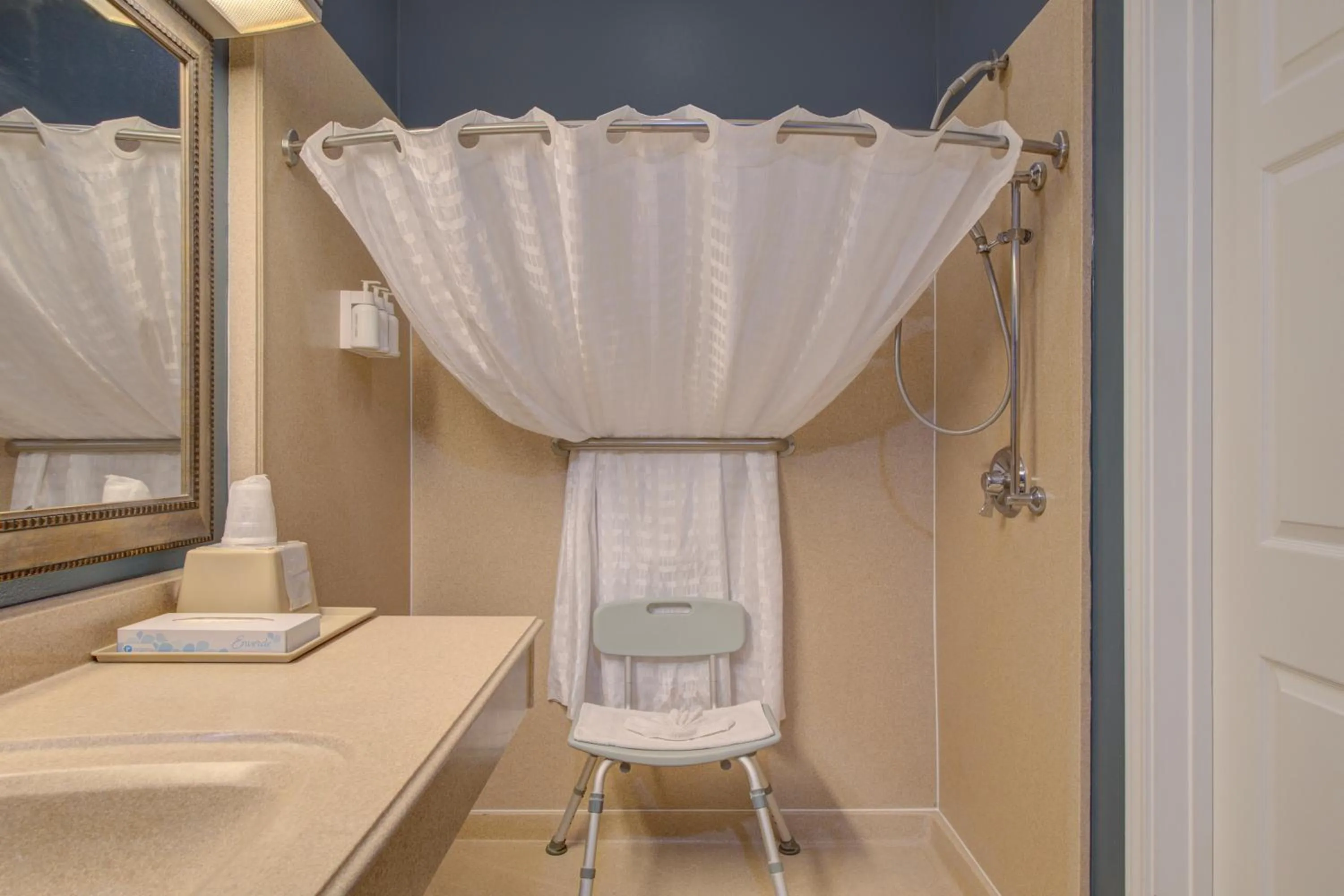 Bathroom in Weslaco Inn by Capital O Near Mercedes