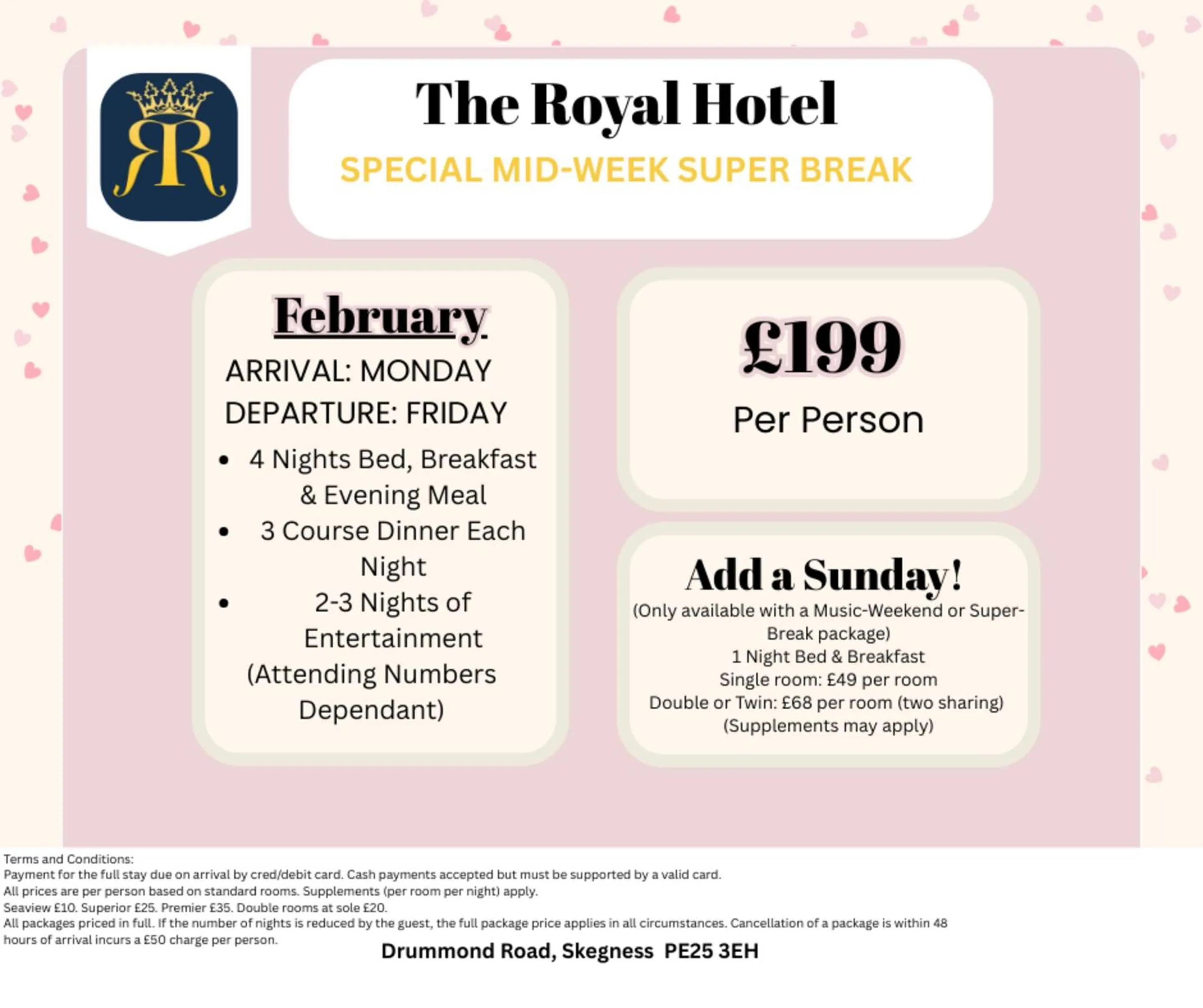 Logo/Certificate/Sign in Skegness The Royal Hotel