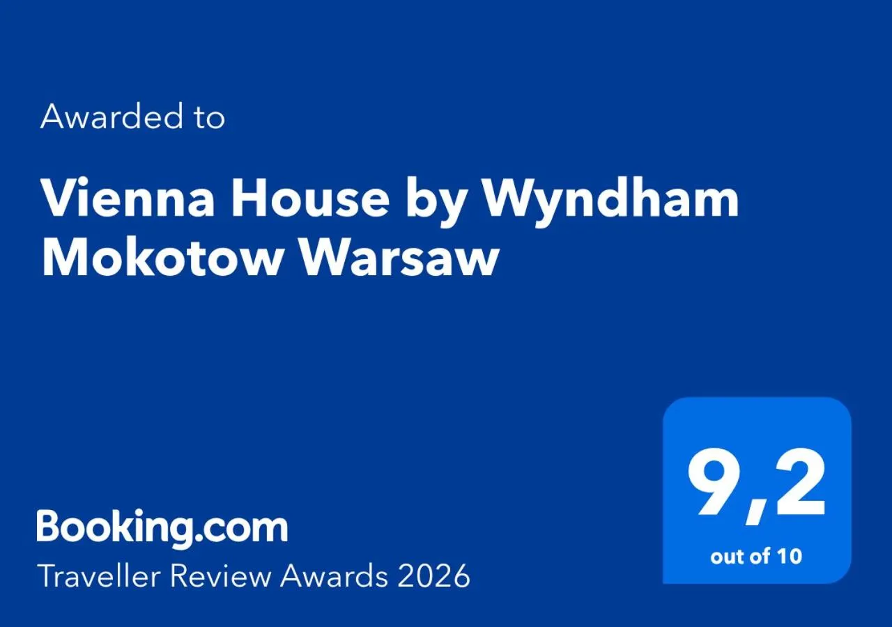 Certificate/Award in Vienna House by Wyndham Mokotow Warsaw