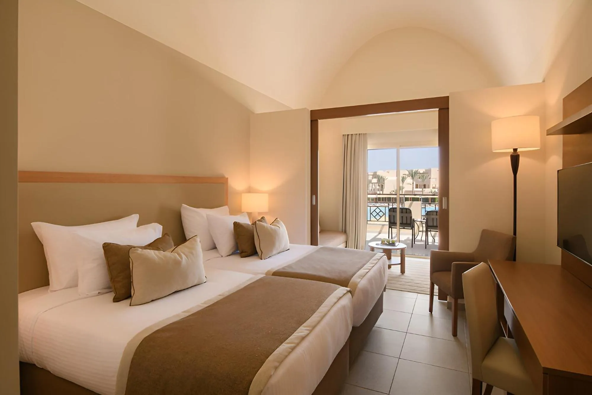 Bedroom, Bed in Magic World Sharm - Club by Jaz