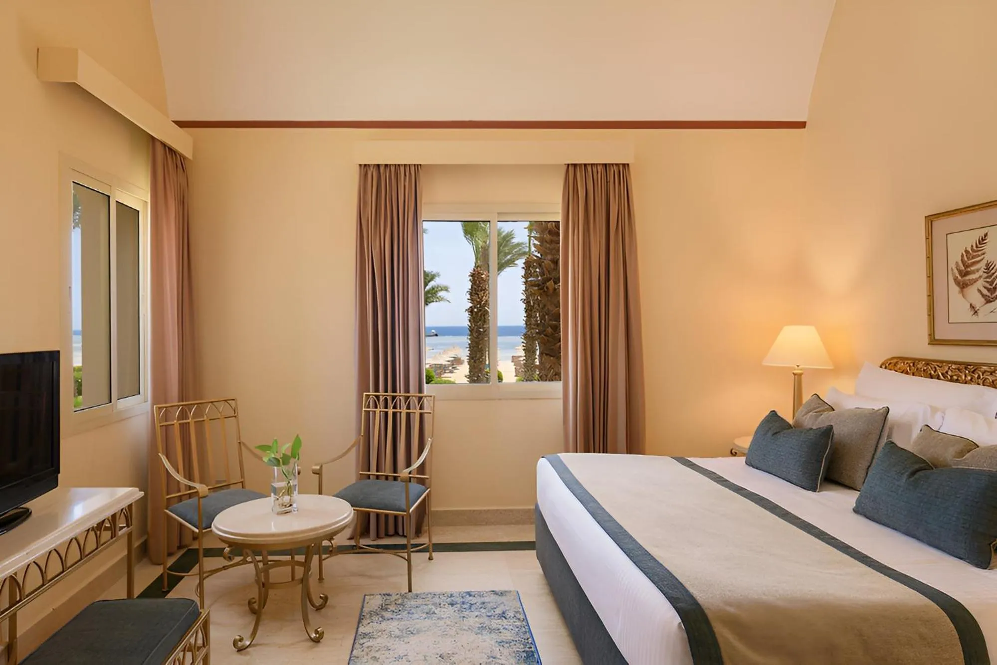 Bedroom, Bed in Magic World Sharm - Club by Jaz