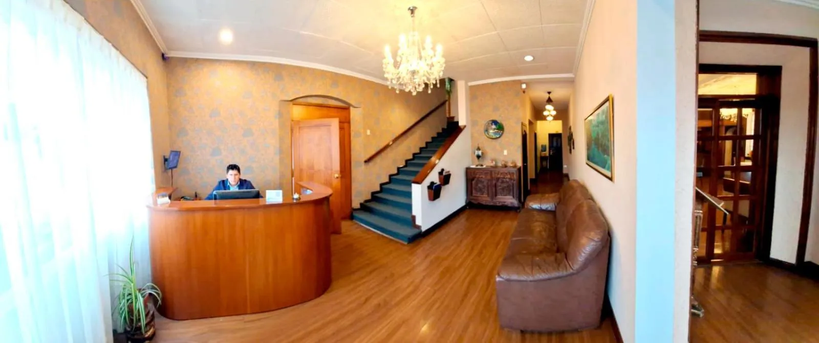 Lobby or reception in Hotel La Casona