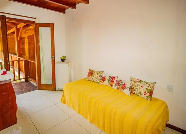 Bed in Pousada Funny