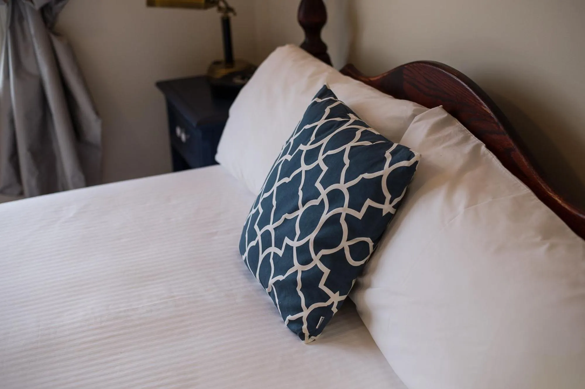 Bed in Salt Shaker Deli & Inn