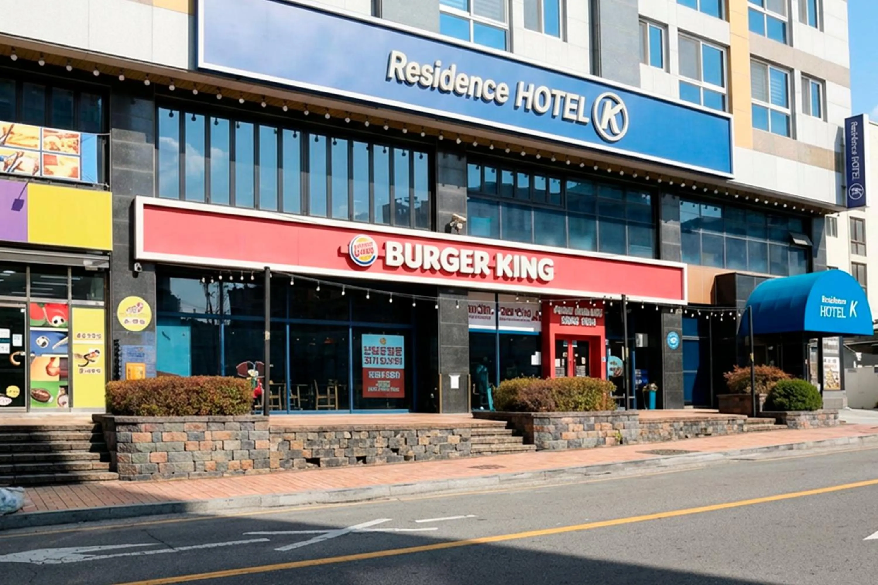 Property building in Residence Hotel K Okpo