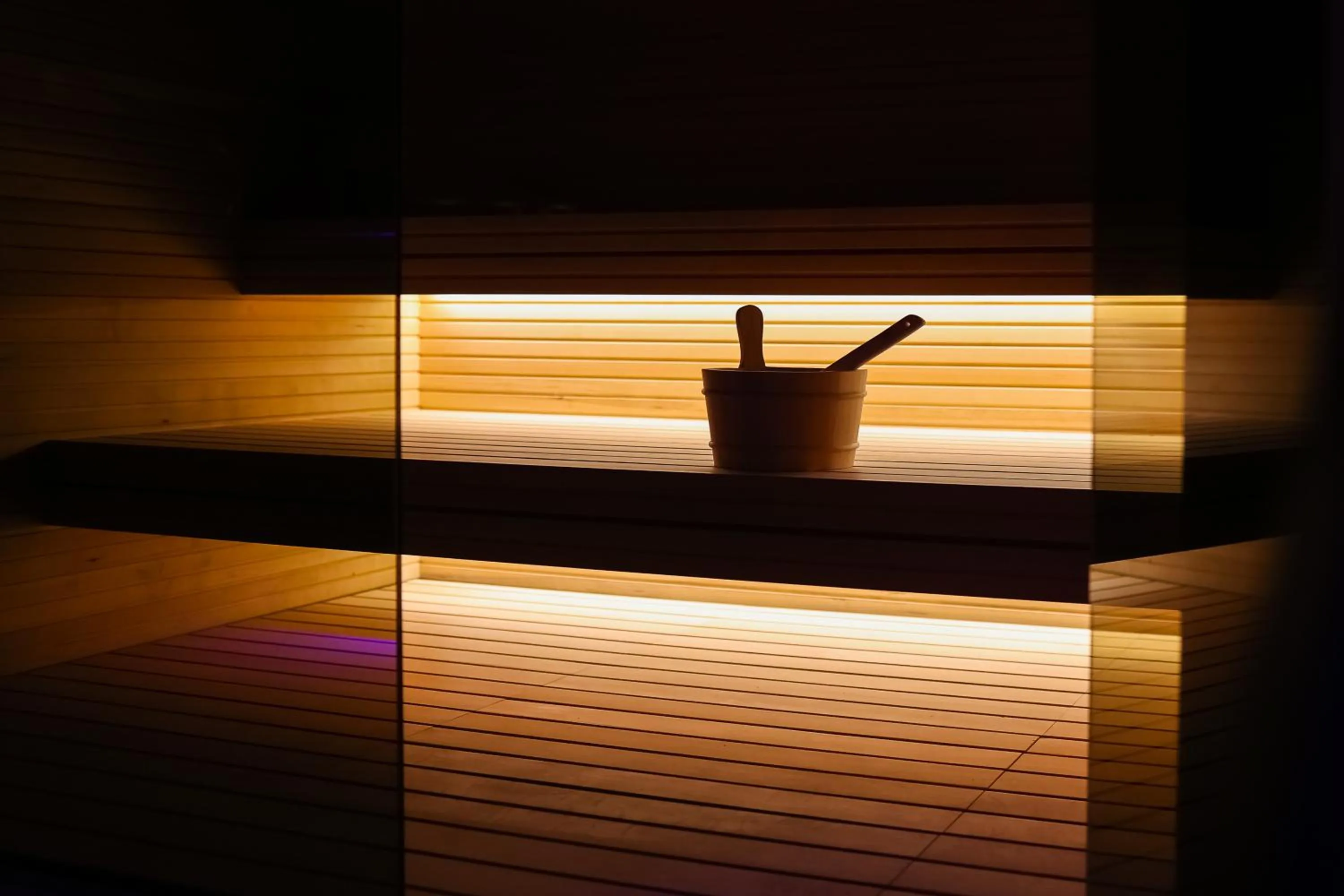 Sauna in Moma Hotel Wellness & Spa