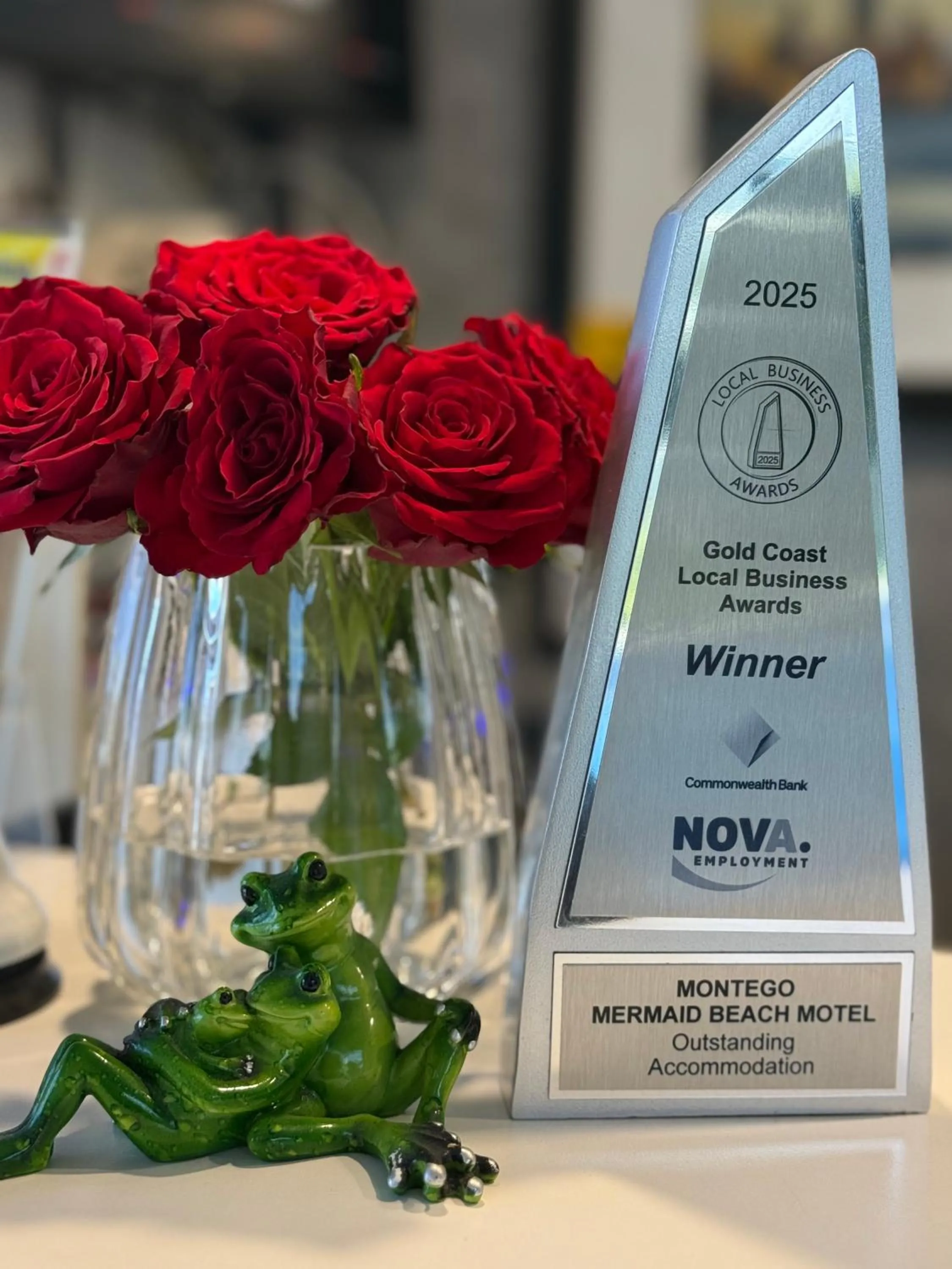 Certificate/Award in Montego Mermaid Beach Motel