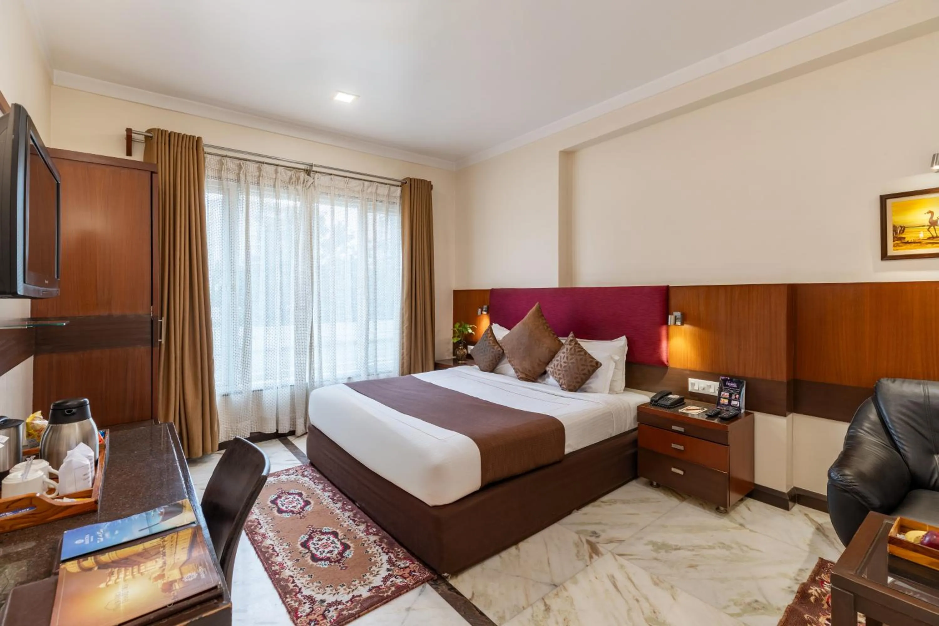 View (from property/room), Bed in Amantra Comfort Hotel