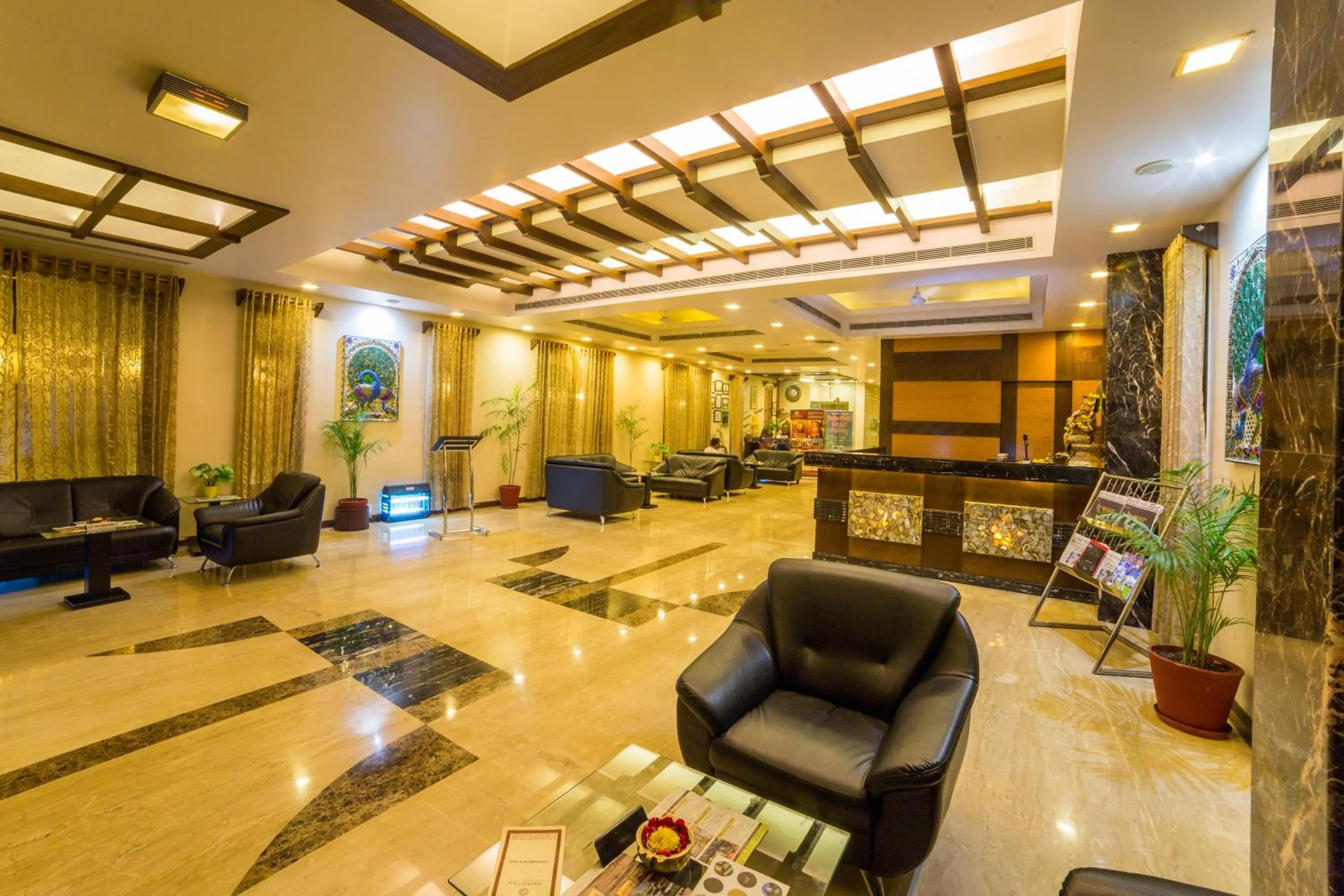 Lobby or reception in Amantra Comfort Hotel
