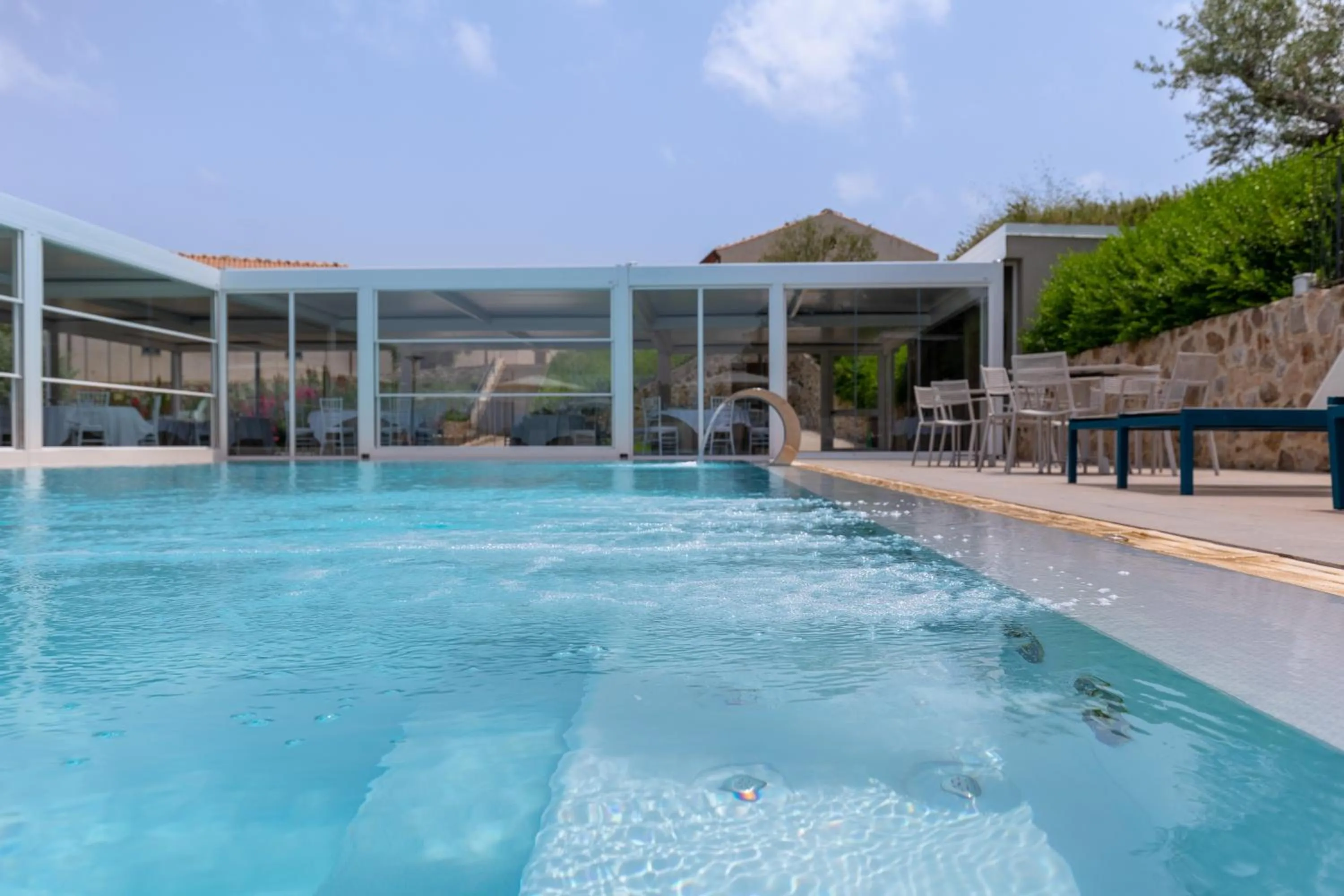Pool view in Borgo d'Orlando - Small Country Hotel