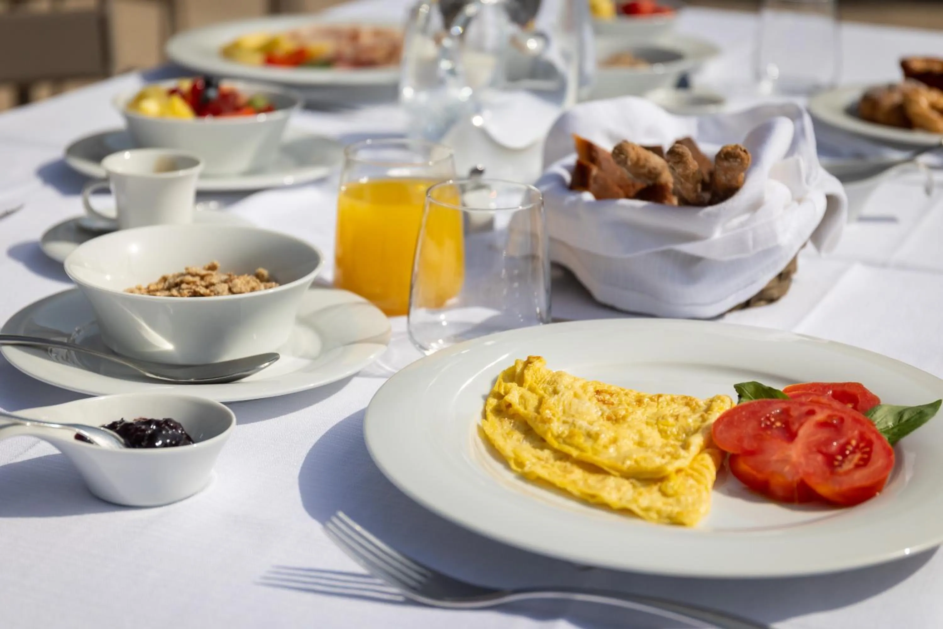 Food and drinks in Borgo d'Orlando - Small Country Hotel