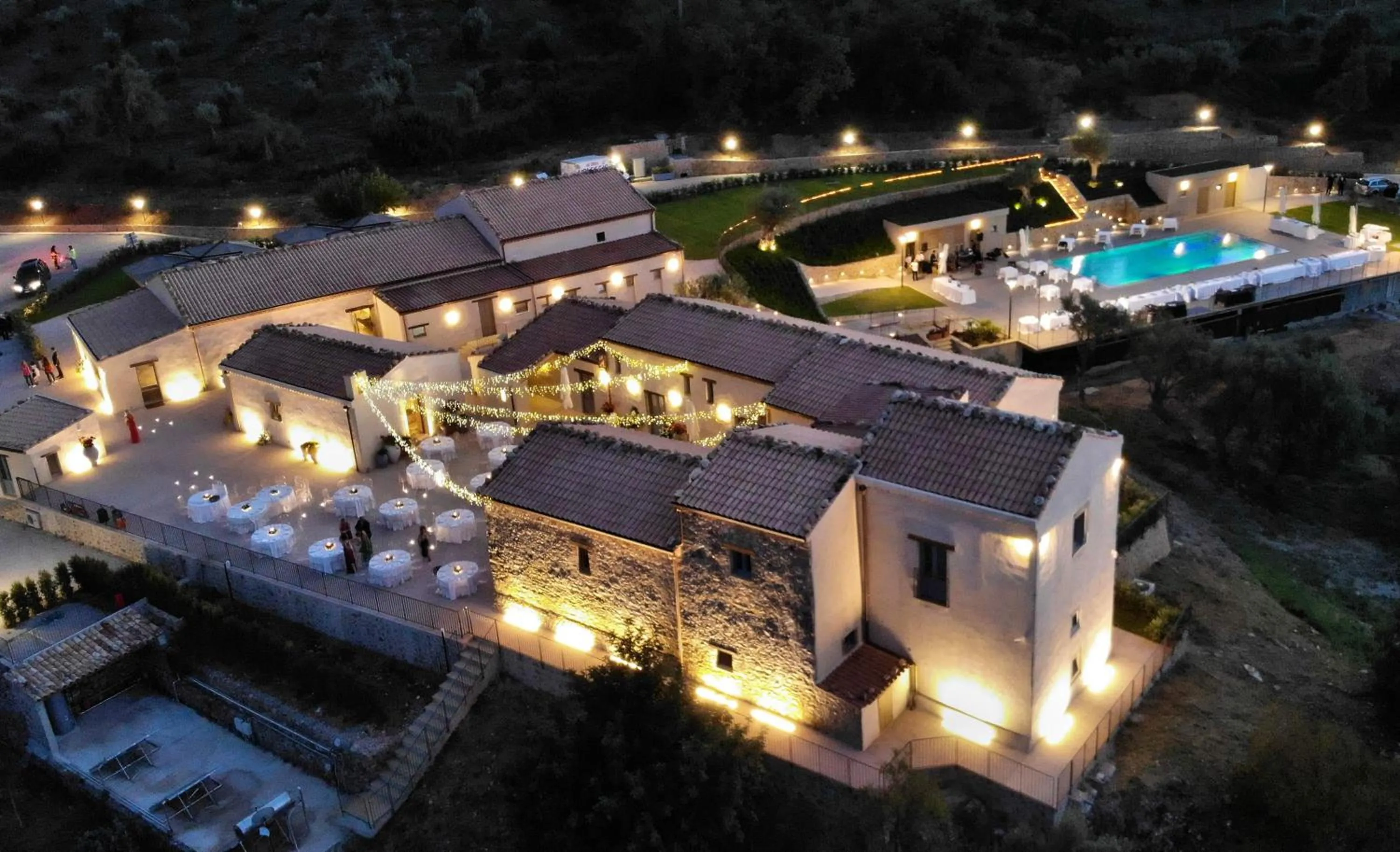 Patio in Borgo d'Orlando - Small Country Hotel