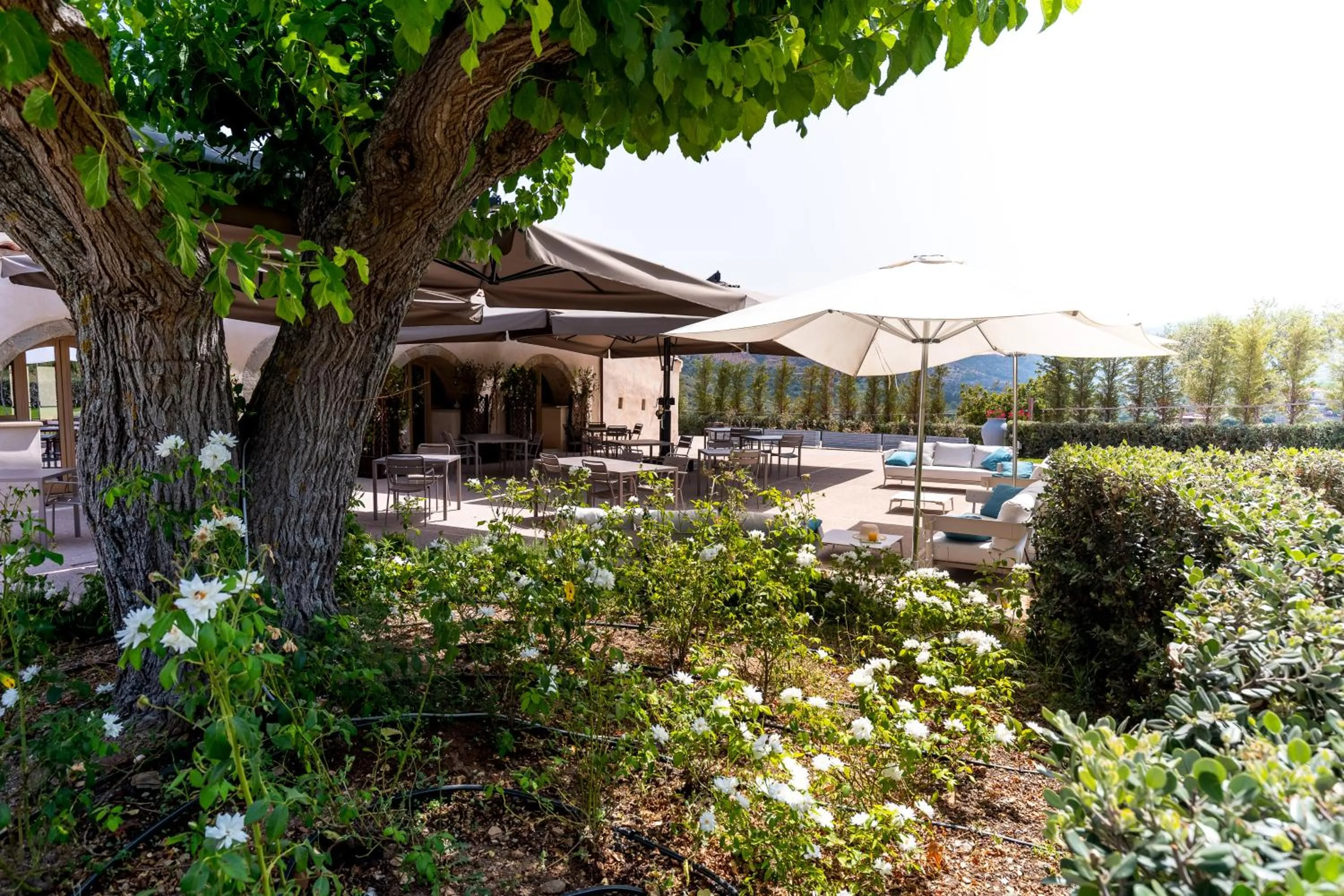 Patio in Borgo d'Orlando - Small Country Hotel