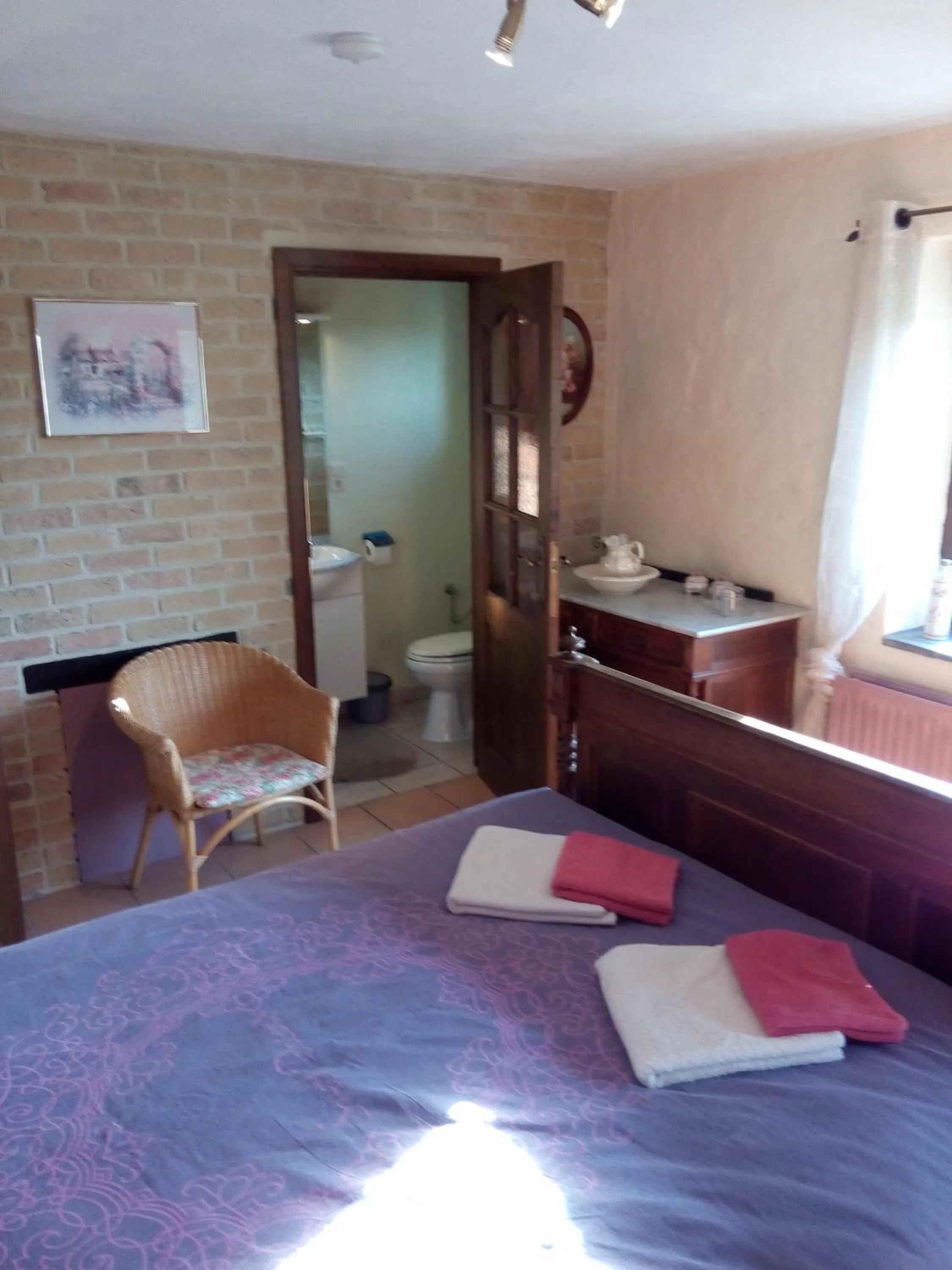 Bed in B&B Ter Castaigne