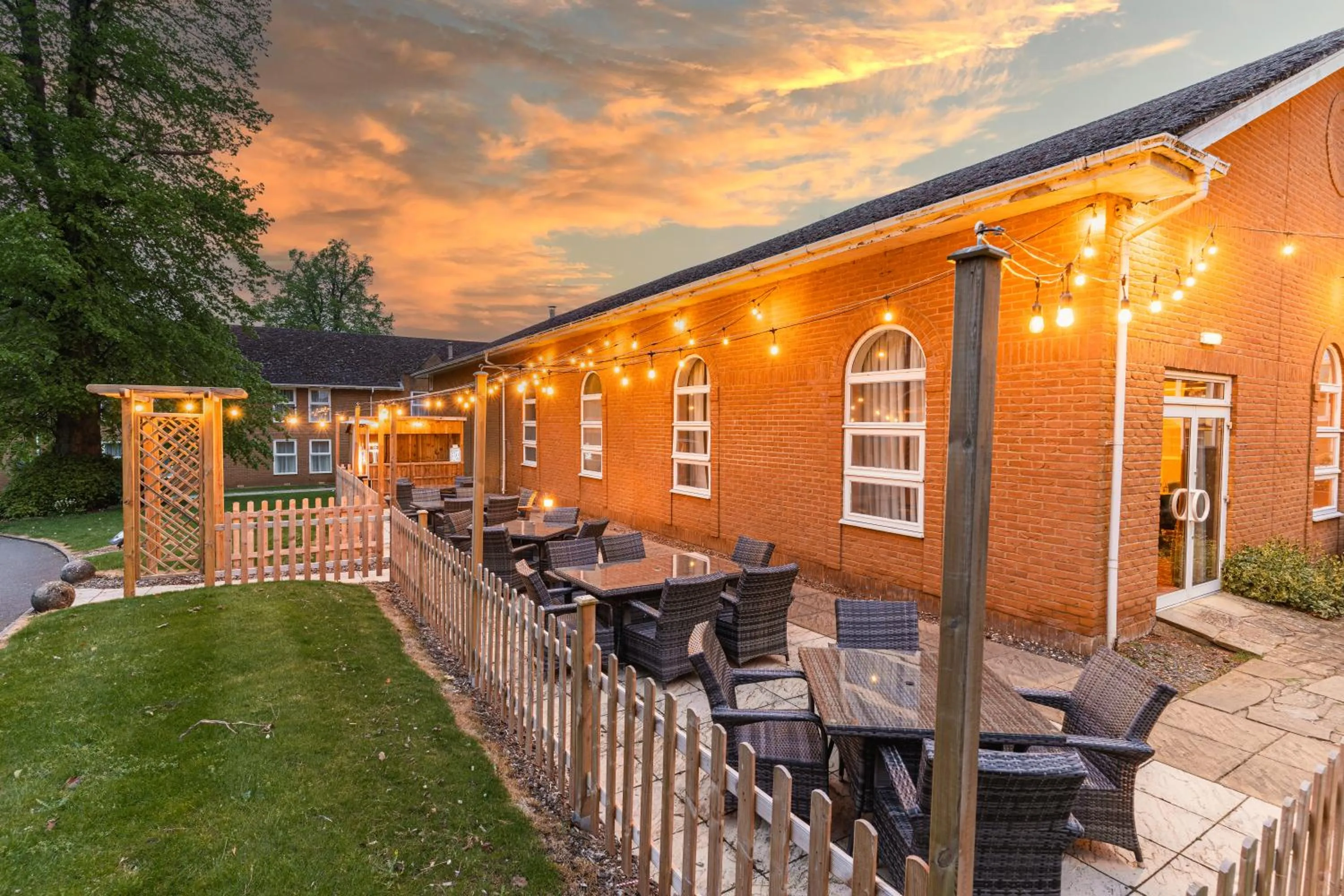 Patio in Sedgebrook Hall