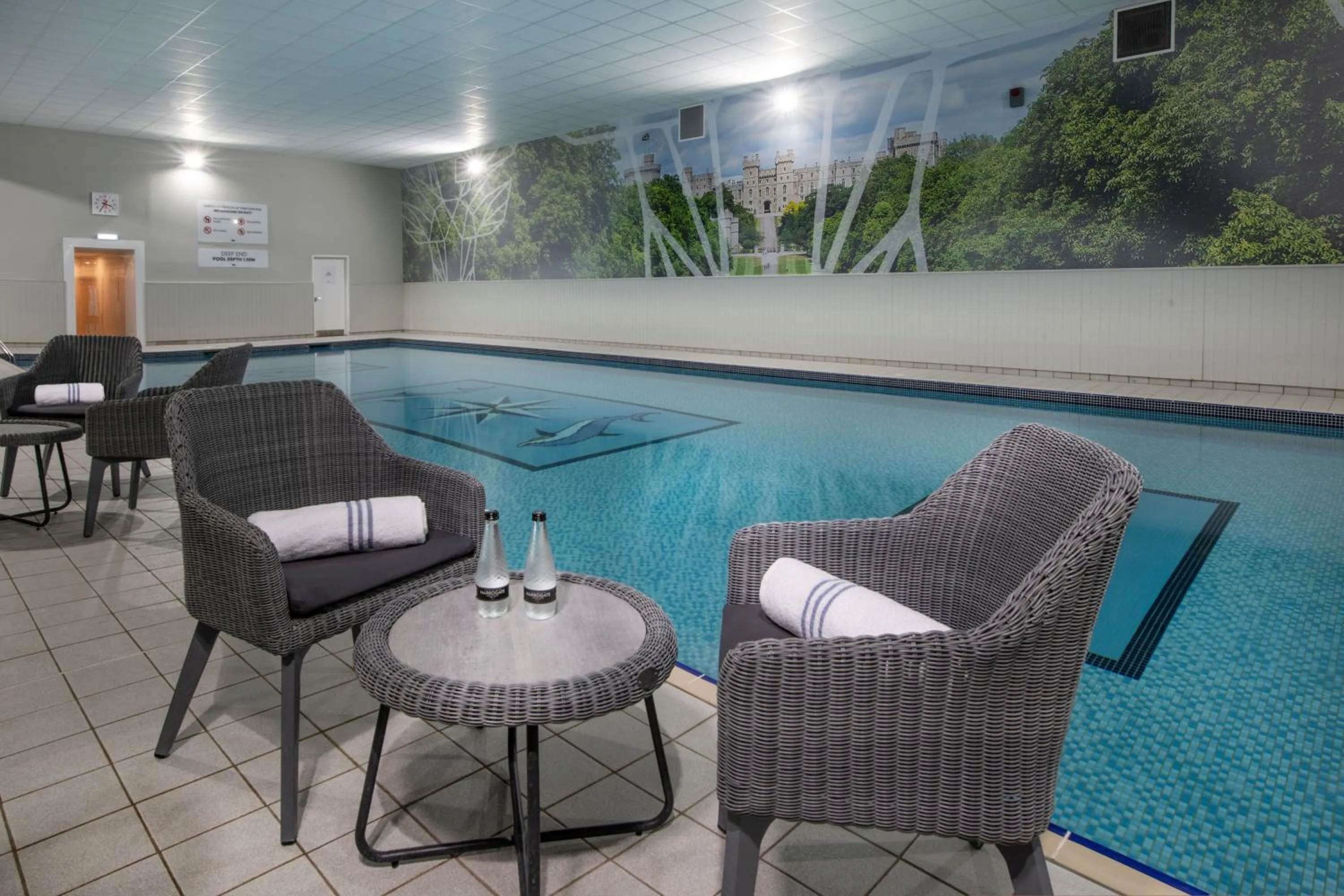 Swimming pool in De Vere Beaumont Estate