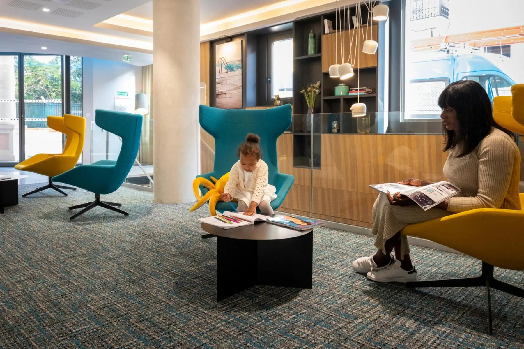 Lobby or reception in Nemea Appart Hotel Cannes Palais