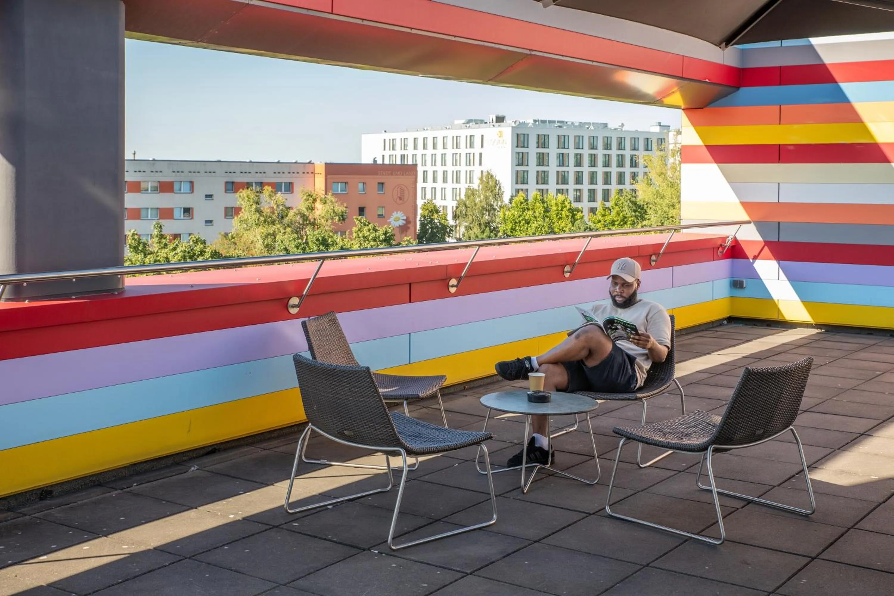 Balcony/Terrace in MEININGER Hotel Berlin Airport