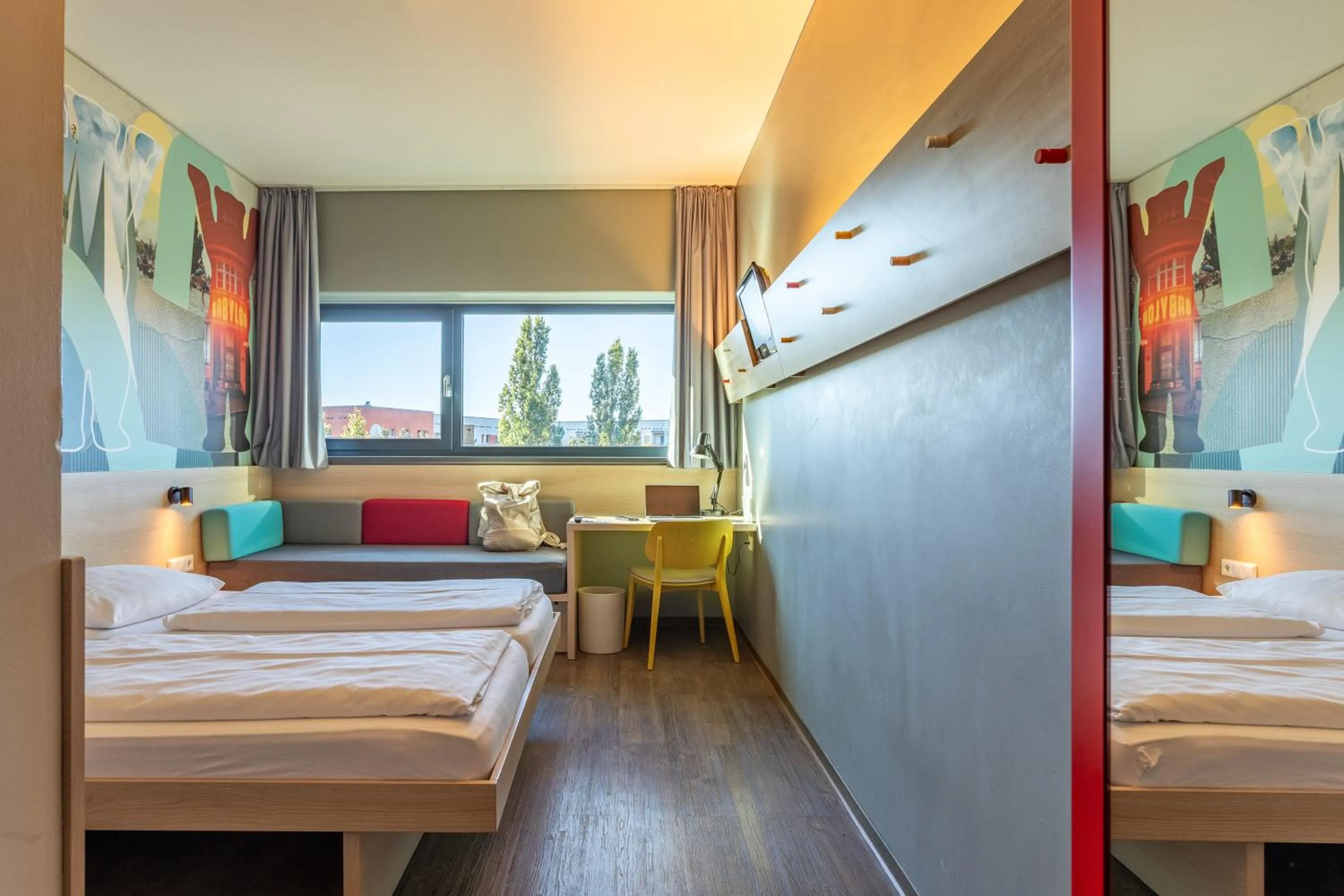 Bedroom, Bed in MEININGER Hotel Berlin Airport