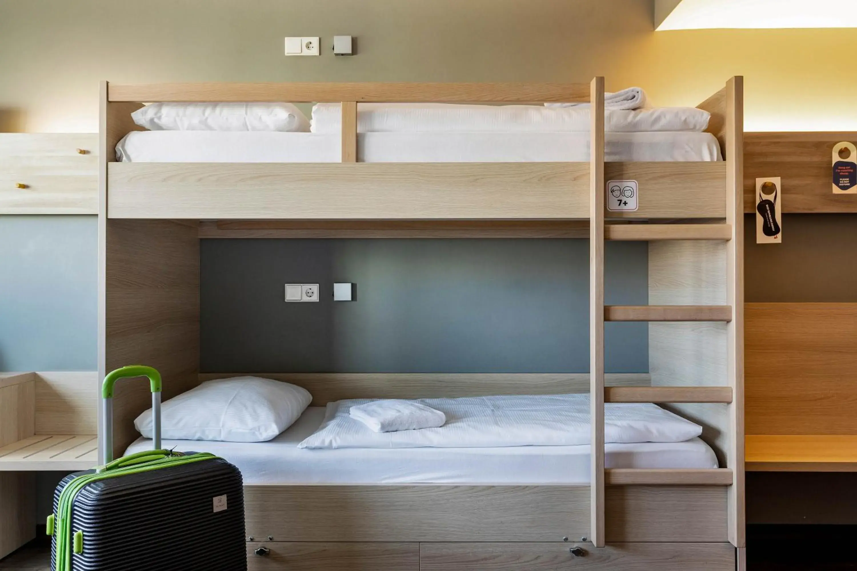 Bed in 4-Bed Mixed Dormitory Room in MEININGER Hotel Berlin Airport Bed in 4-Bed Mixed Dormitory Room in MEININGER Hotel Berlin Airport