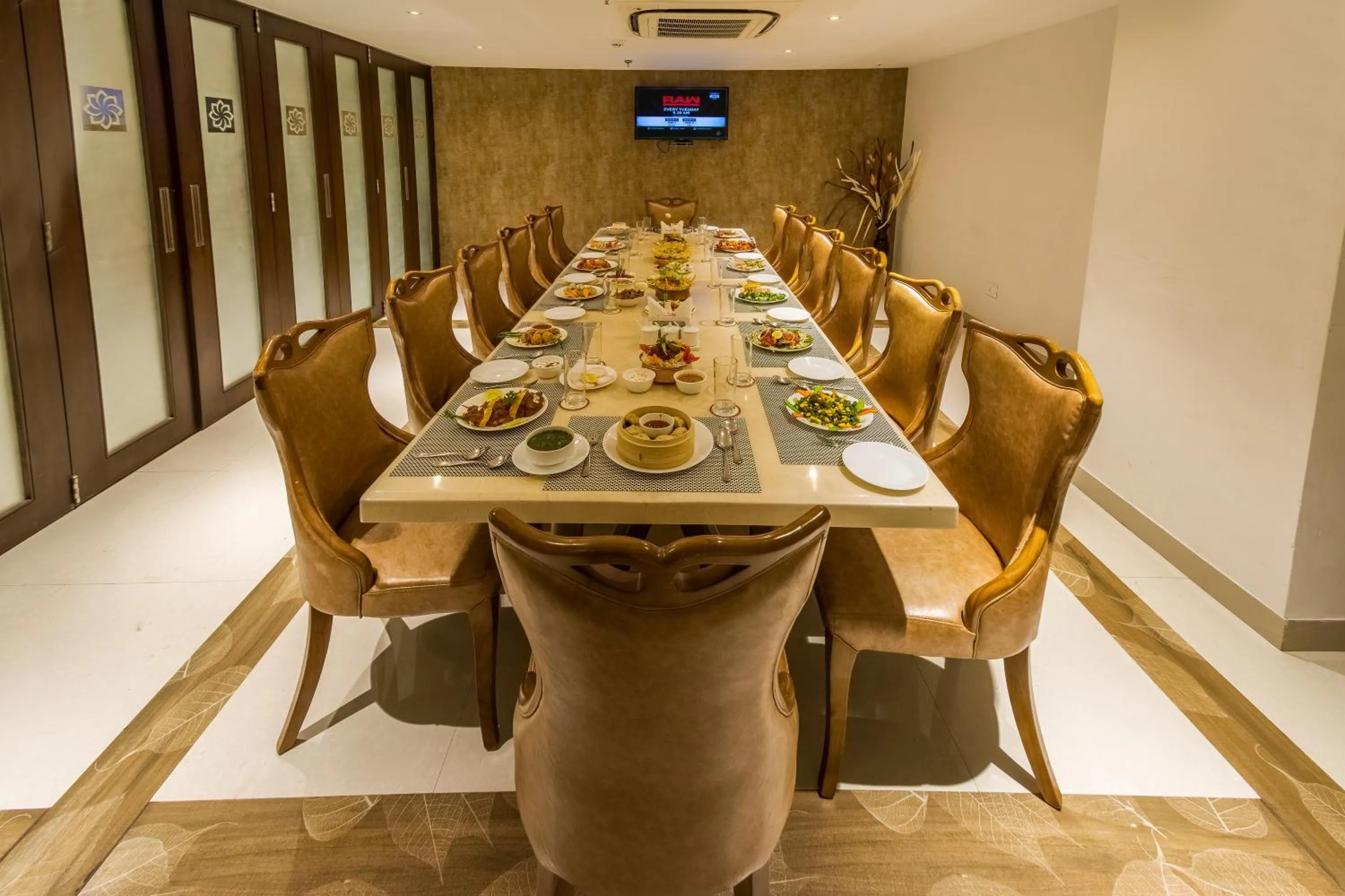 Dining area in The Capital Hotel