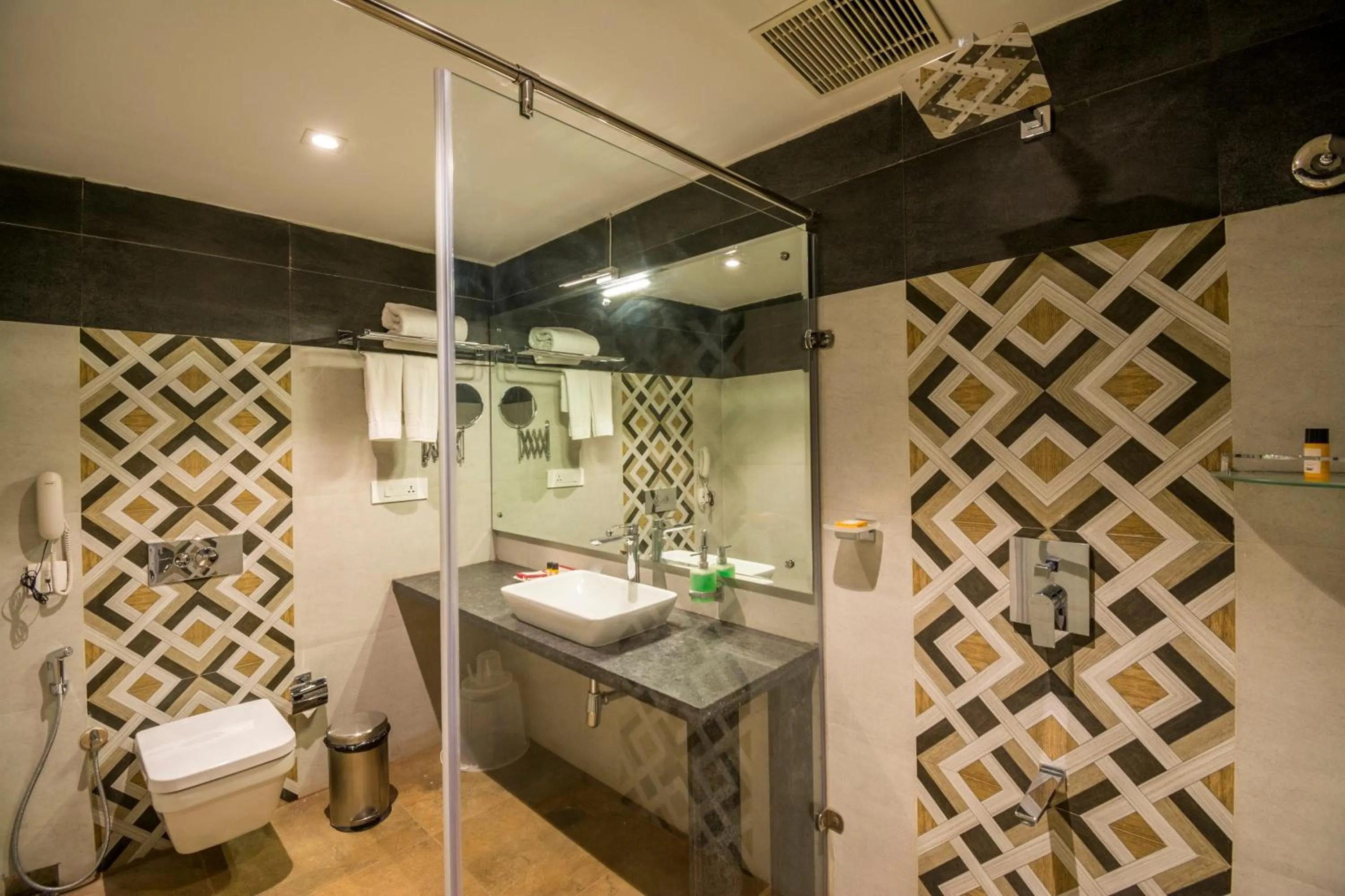 Shower in The Capital Hotel