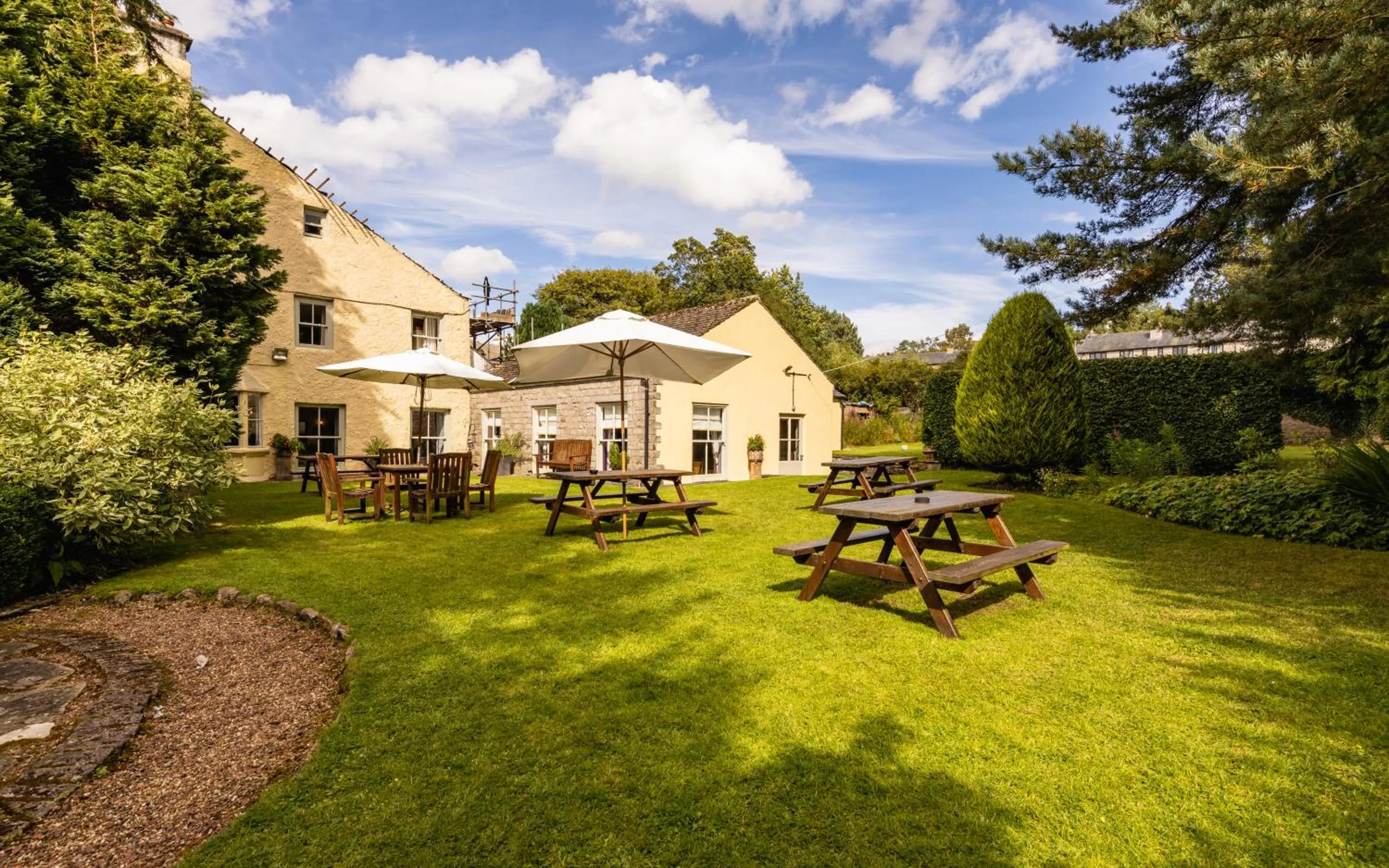 Garden in Alston House Hotel