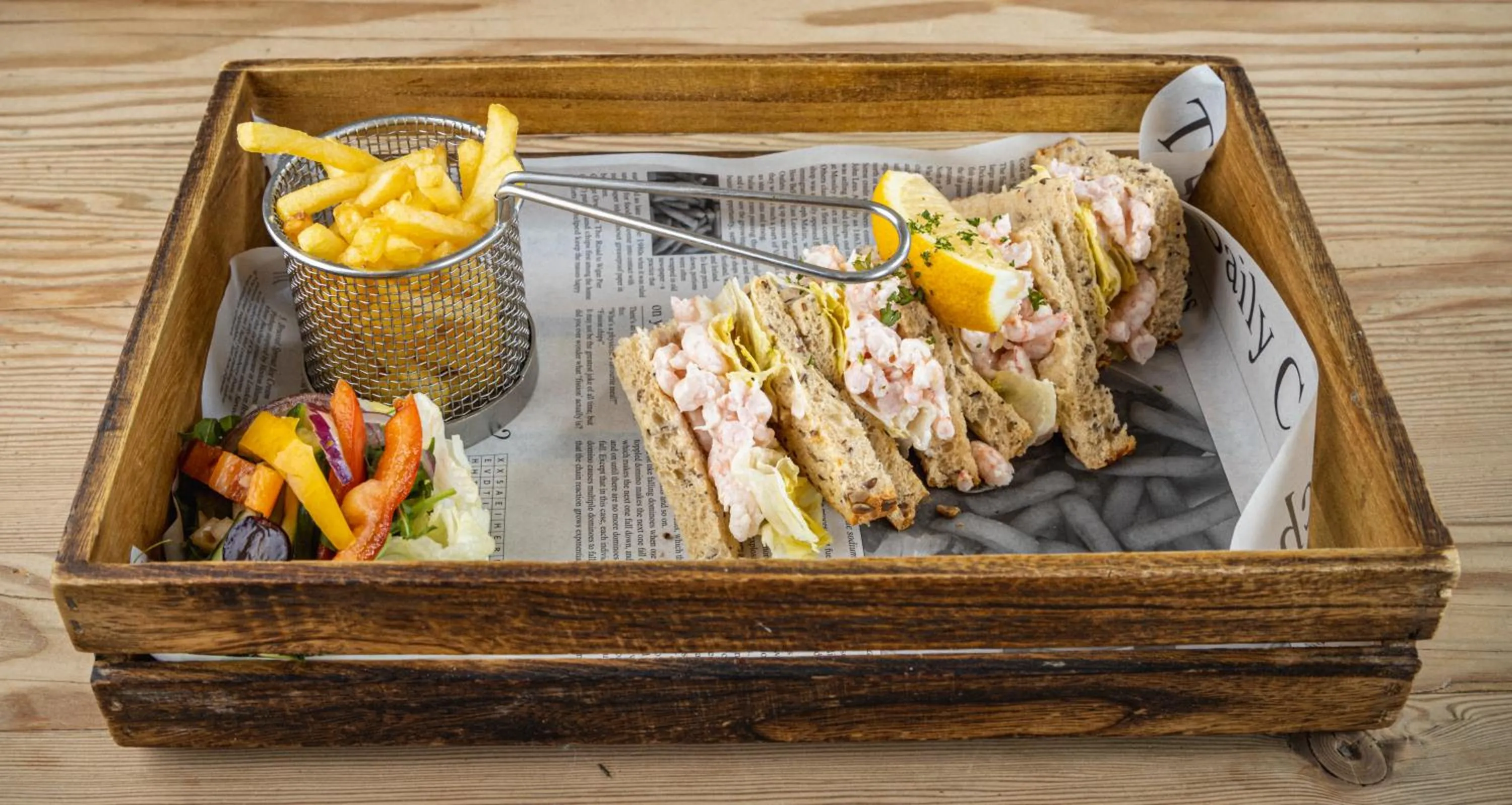 Food close-up in Alston House Hotel