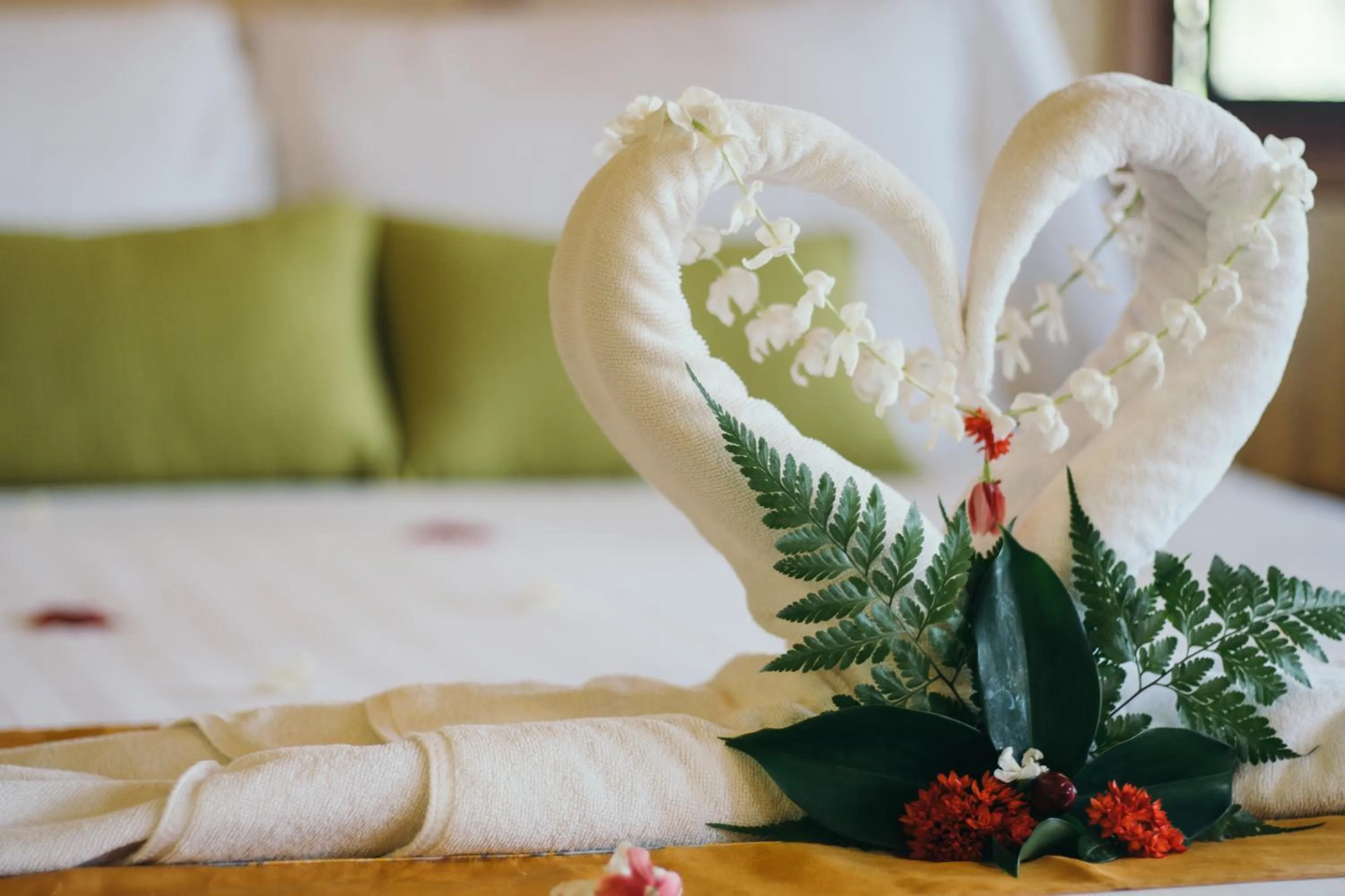 Bed in Railay Garden View Resort