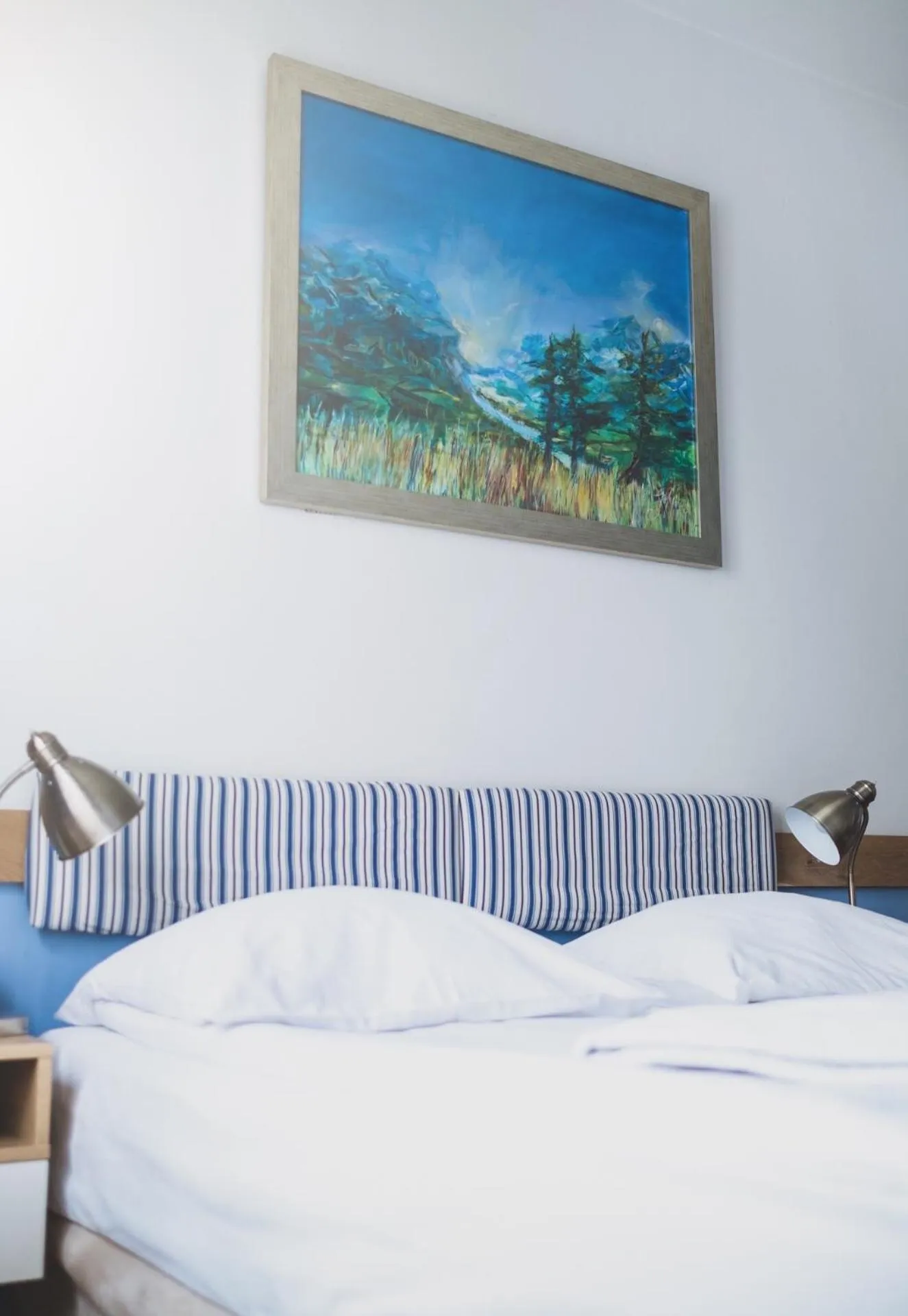 Bed in Cybulskiego Guest Rooms