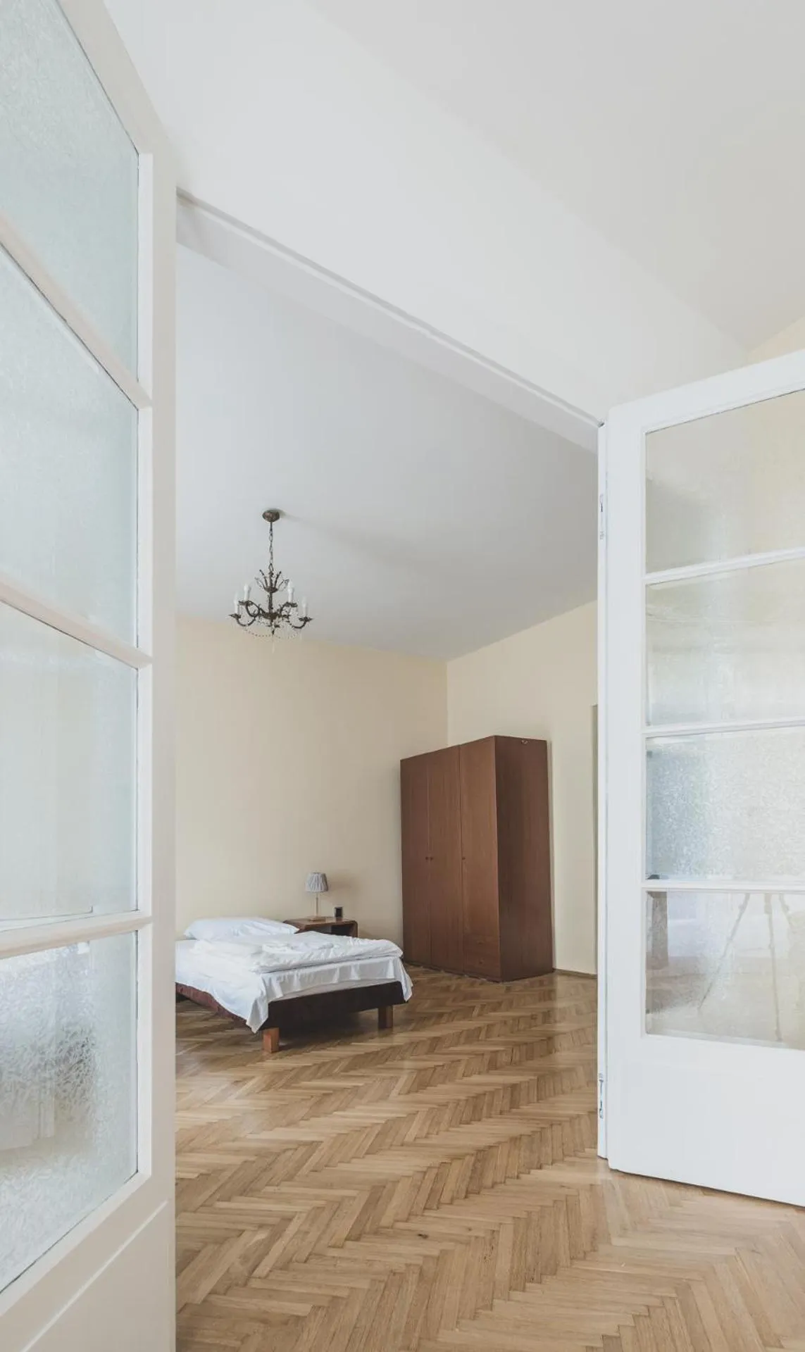 Bedroom, Bed in Cybulskiego Guest Rooms