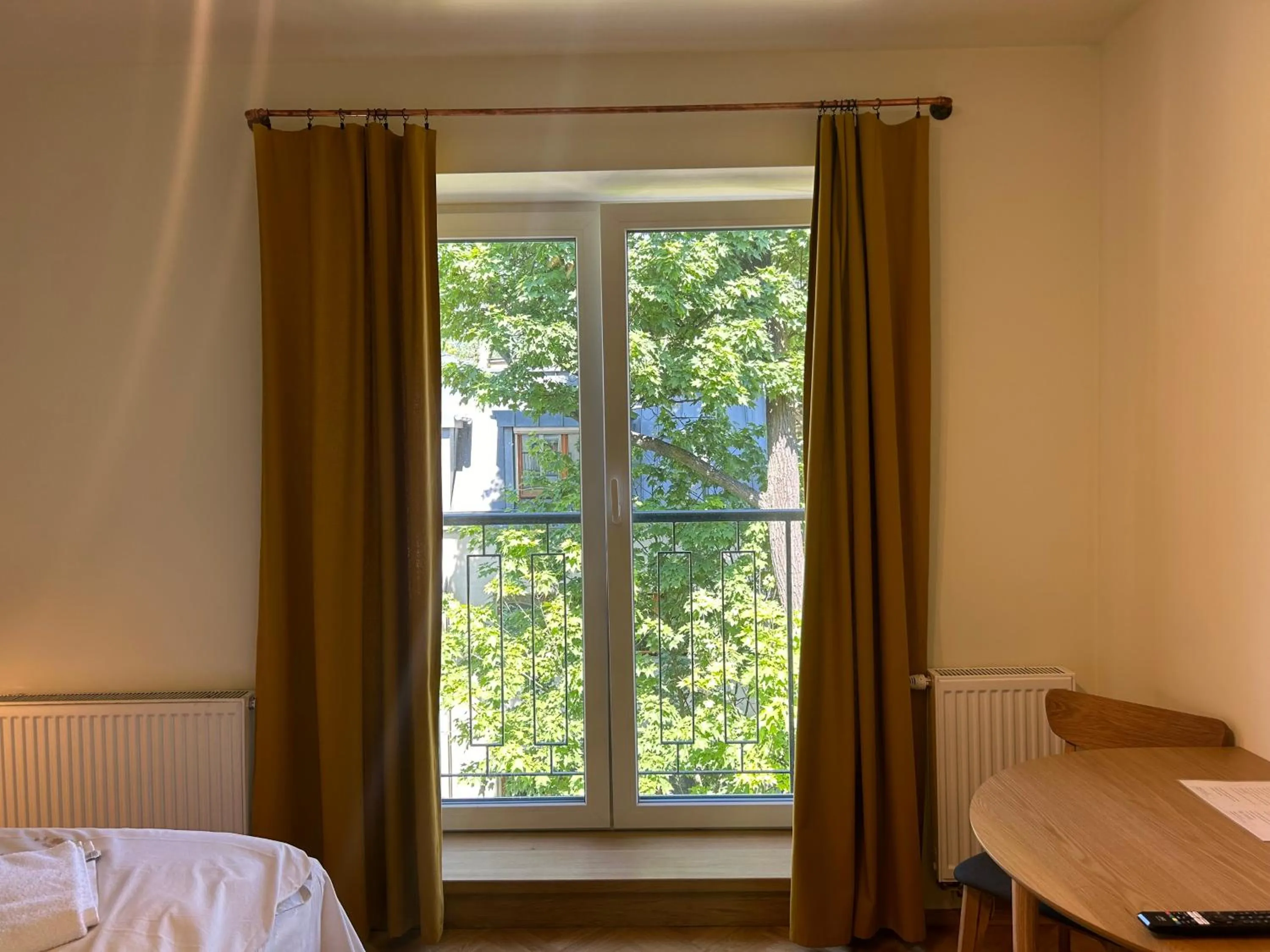 Bed in Cybulskiego Guest Rooms