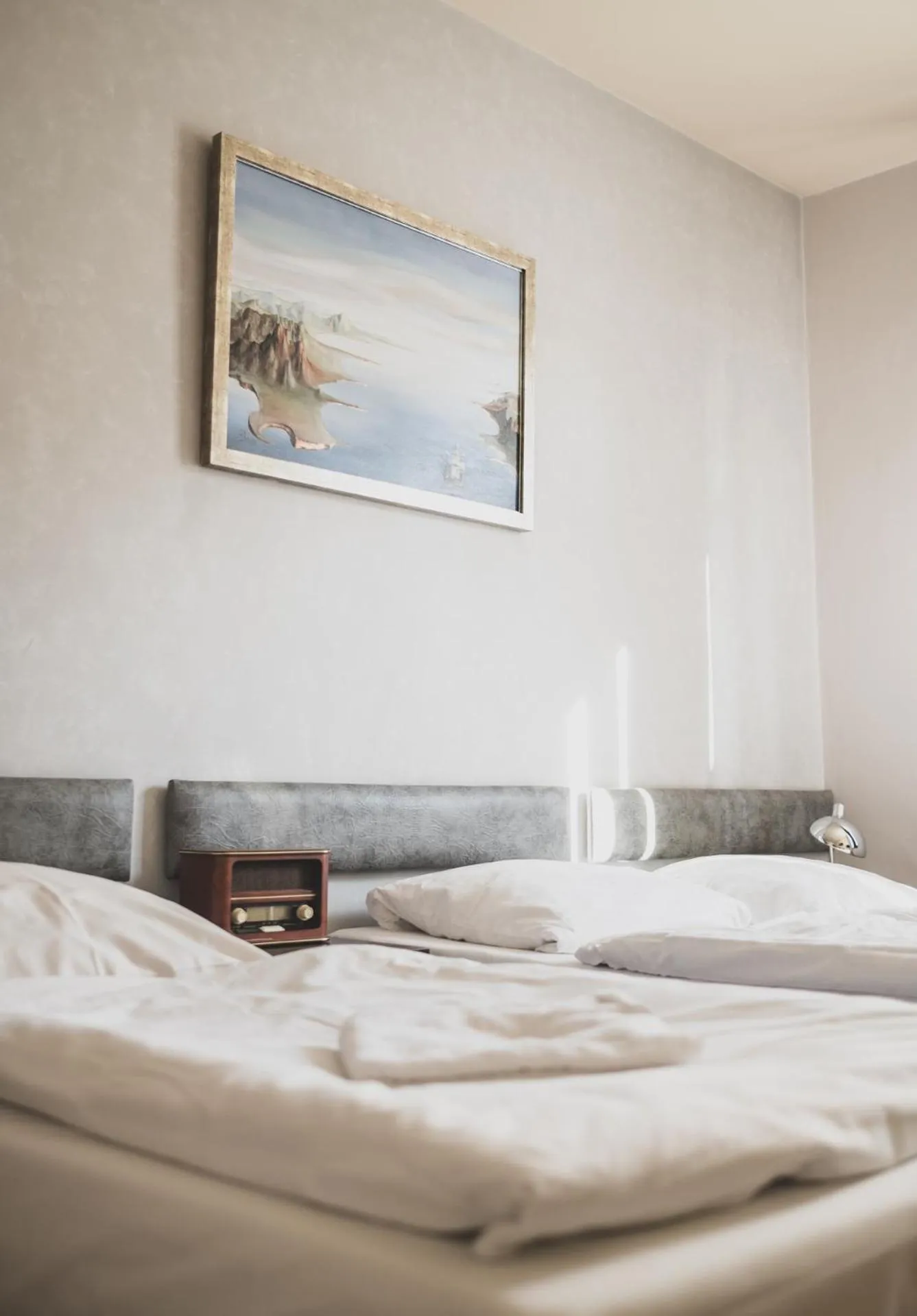 Bed in Cybulskiego Guest Rooms