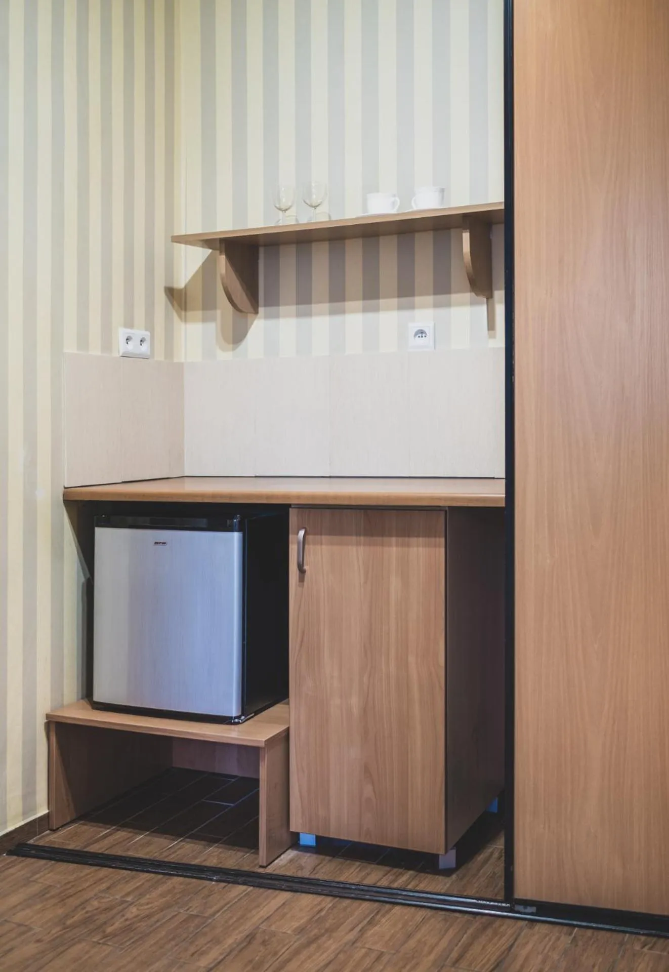 Kitchen or kitchenette in Cybulskiego Guest Rooms
