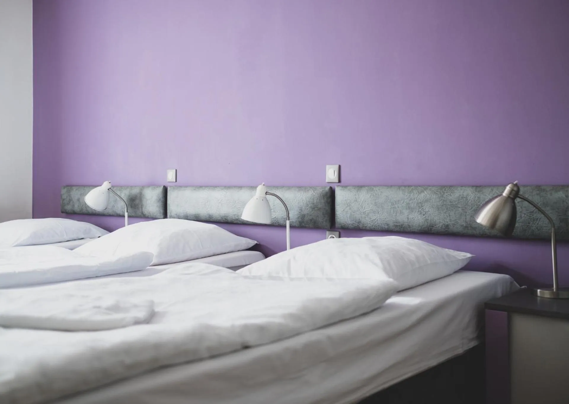 Bed in Cybulskiego Guest Rooms