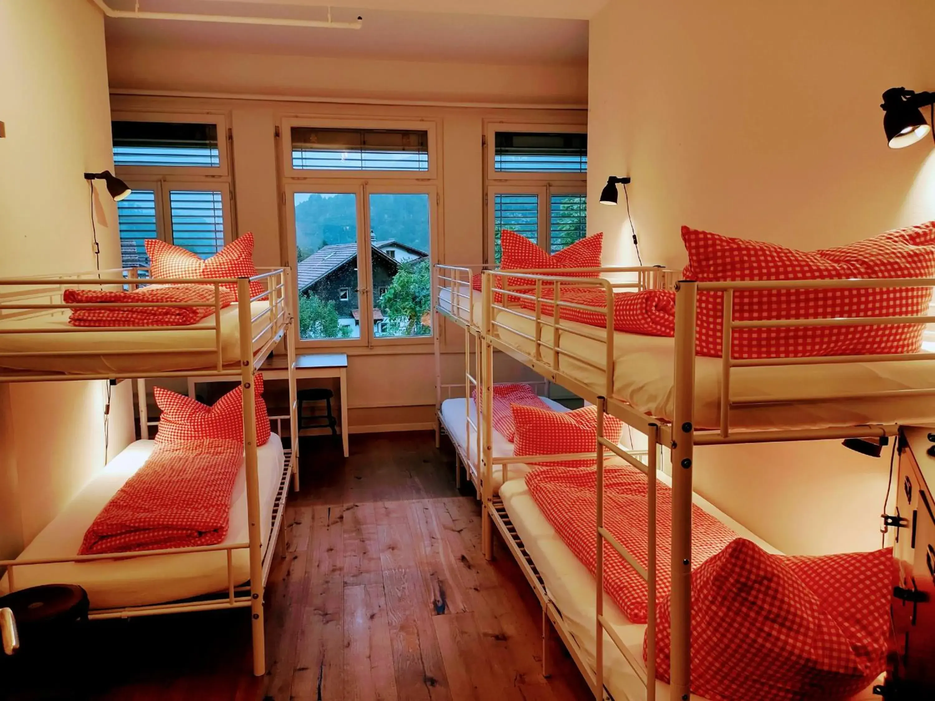 Bed in 6-Bed Dormitory Room in Adventure Hostel Interlaken Bed in 6-Bed Dormitory Room in Adventure Hostel Interlaken