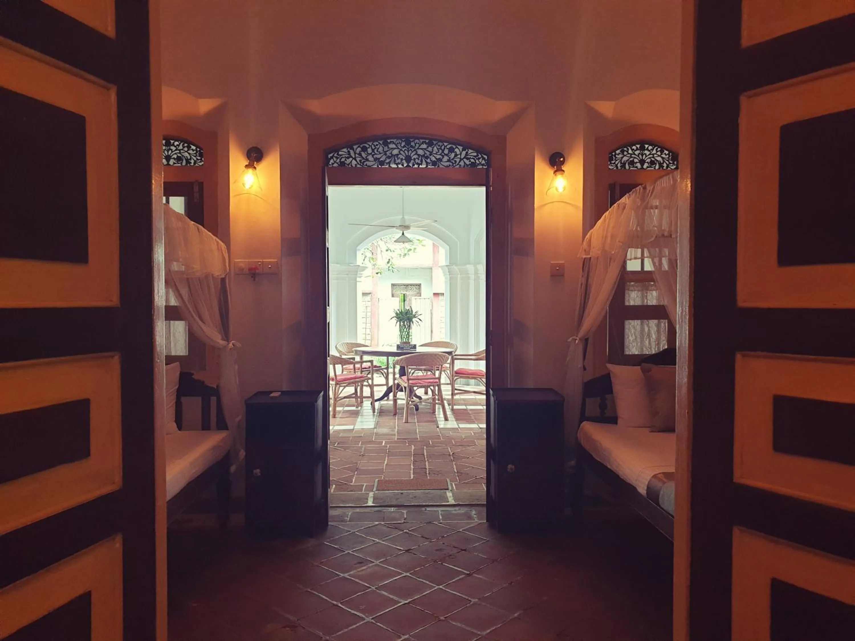 Bedroom in Nooit Gedacht Heritage Hotel (Original Dutch Governors House)