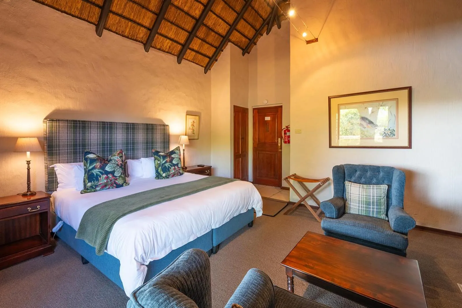 Bed in Walkersons Hotel & Spa