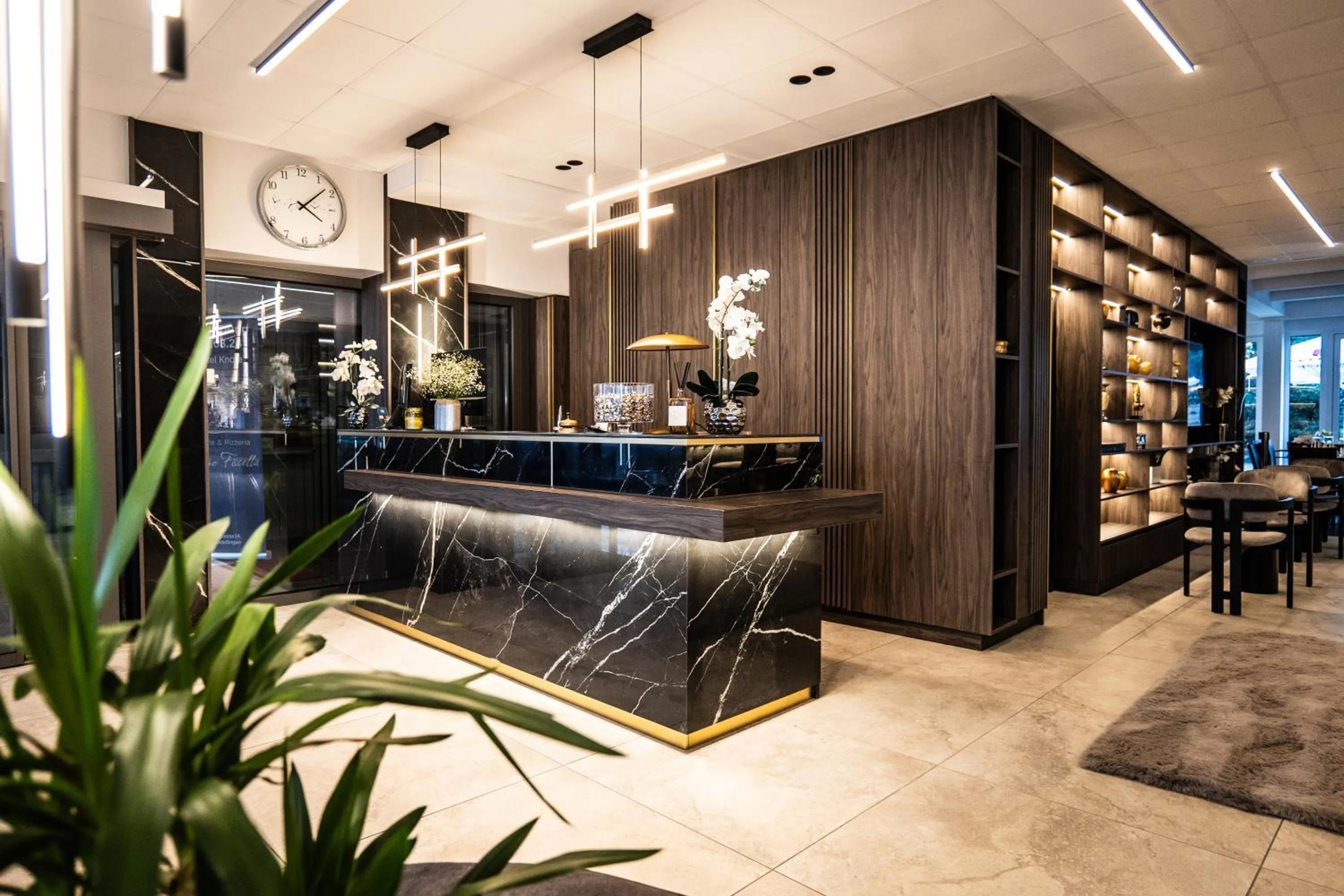 Lobby or reception in Hotel & Restaurant Knote