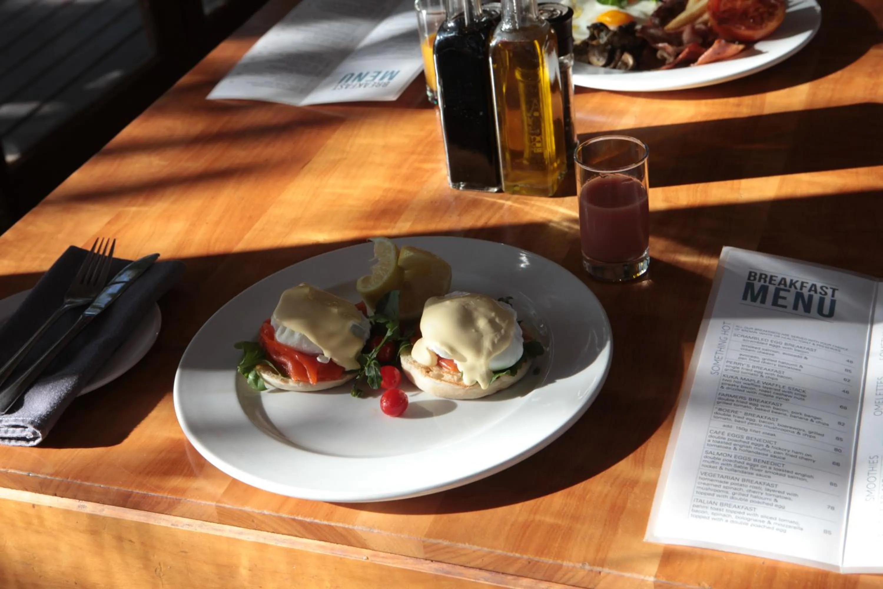 Food close-up in Perry's Bridge Hollow Boutique Hotel