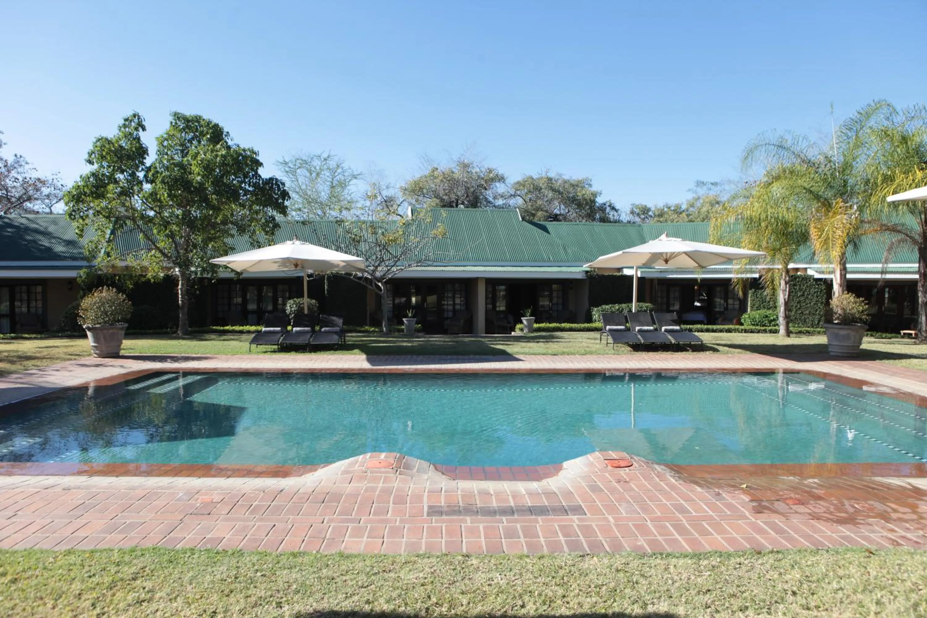 Pool view in Perry's Bridge Hollow Boutique Hotel