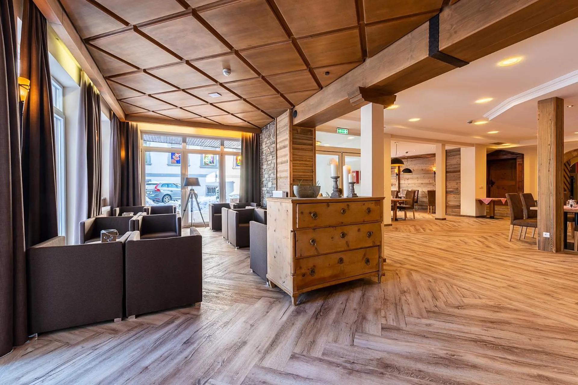 Lobby or reception in SCOL Sporthotel Zillertal