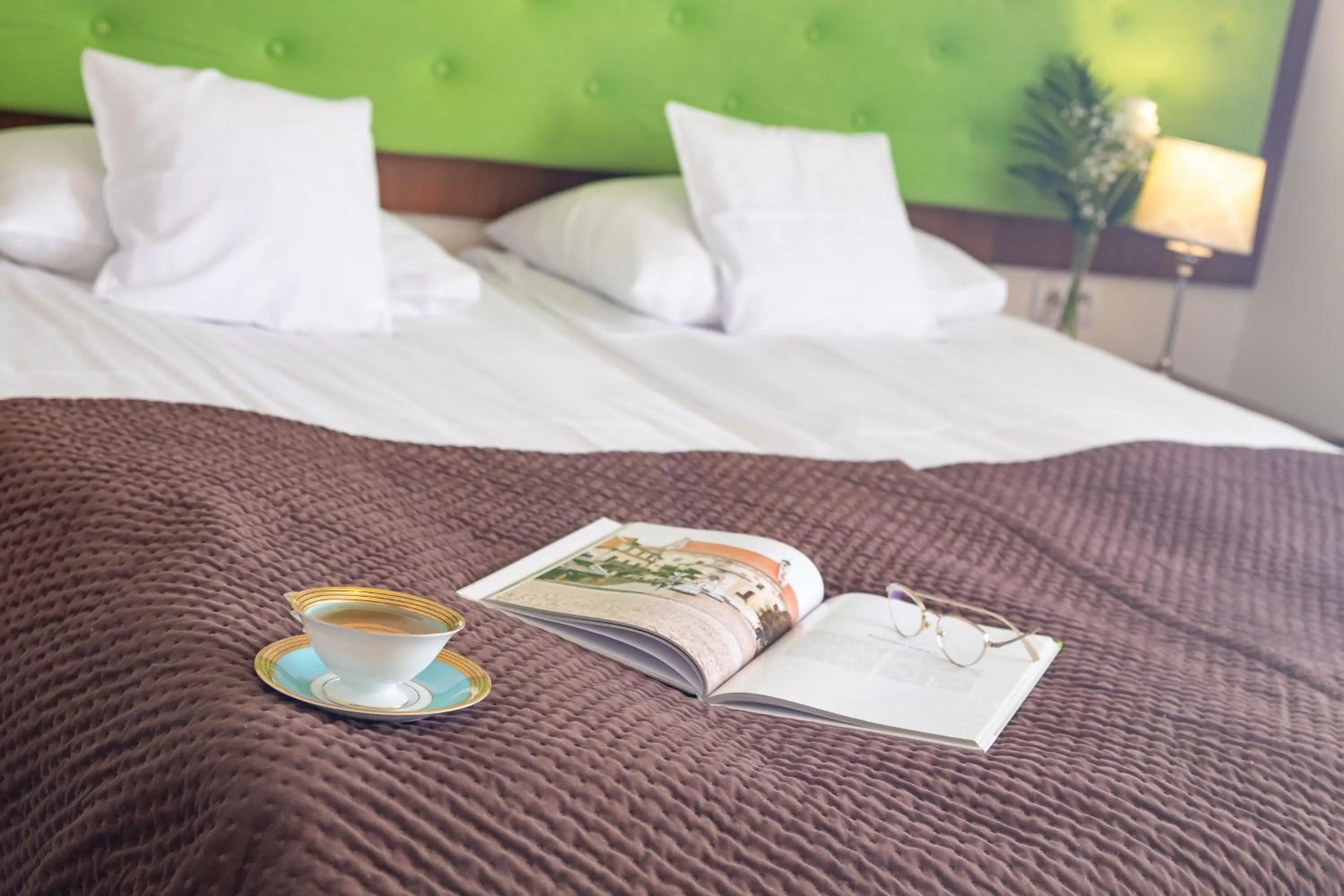 Bed in Hotel Kazimierzówka