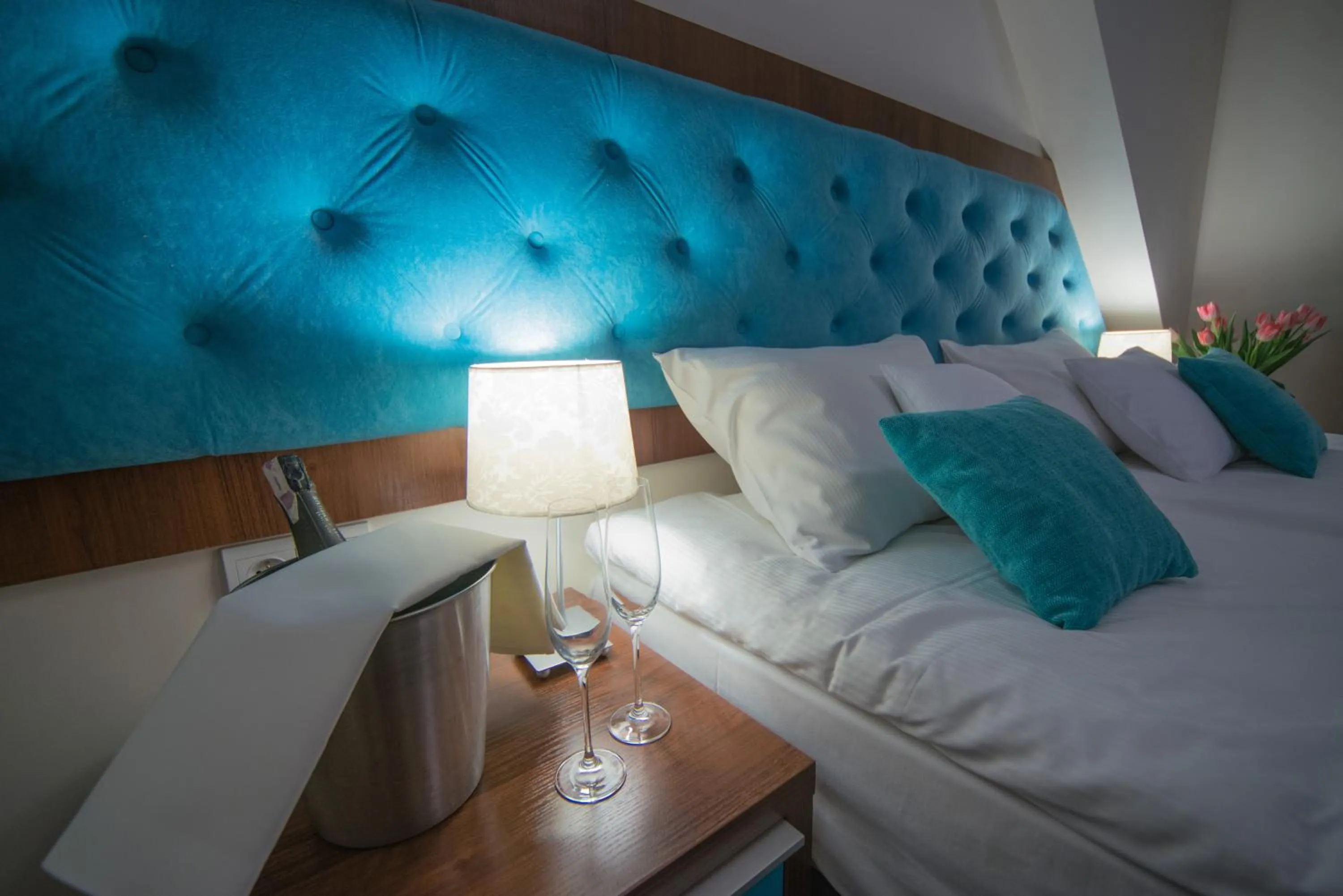 Bed in Hotel Kazimierzówka