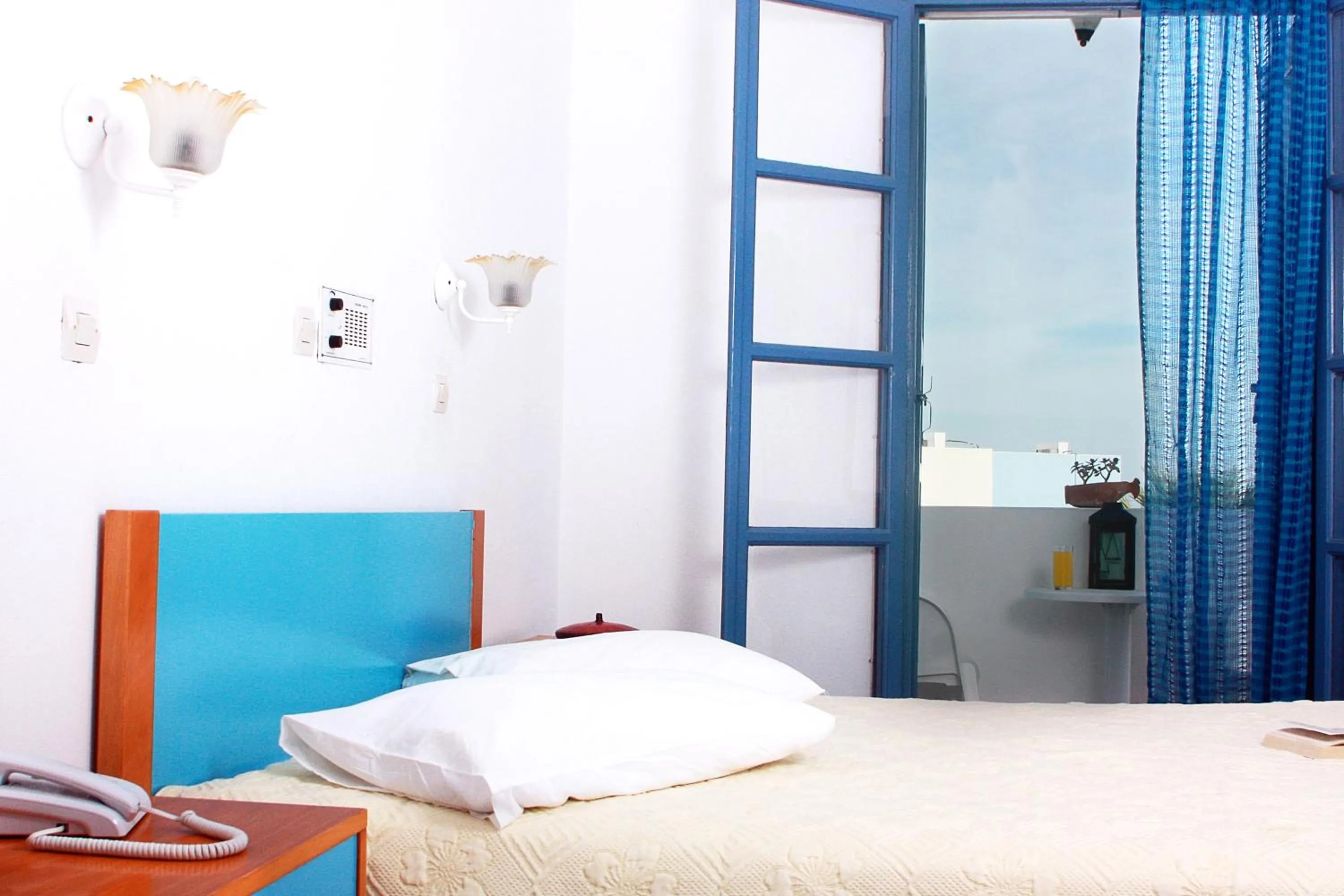 Decorative detail, Bed in Hotel Kalma